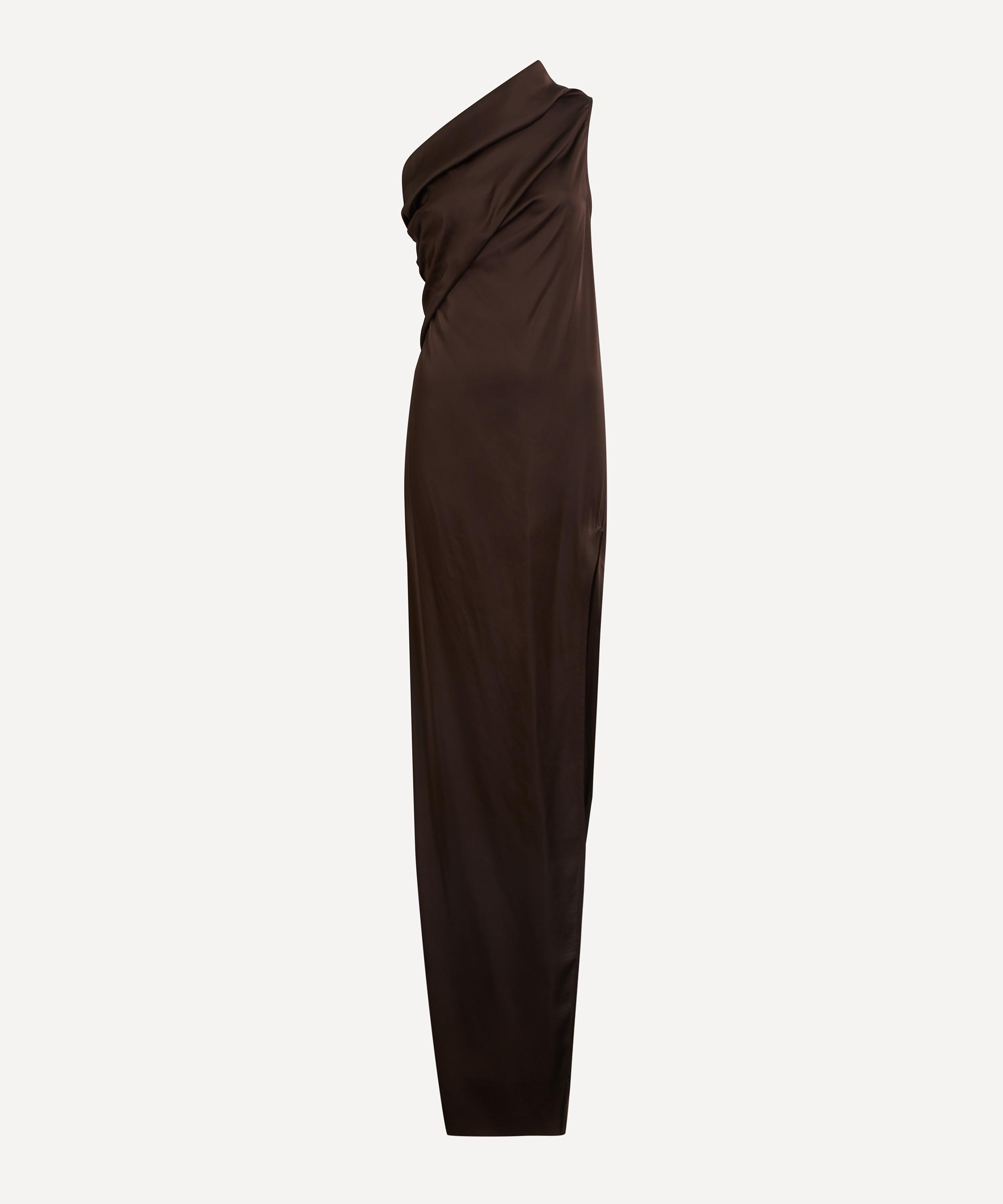 Rick Owens - Athena Arrowhead Asymmetric Maxi Dress image number 0