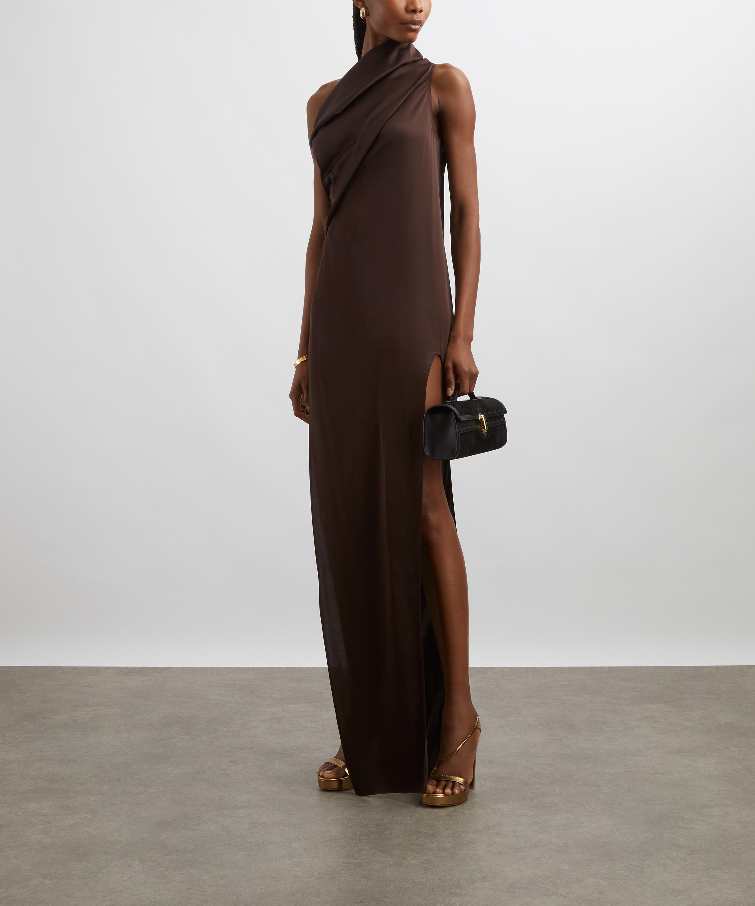 Rick Owens - Athena Arrowhead Asymmetric Maxi Dress image number 1