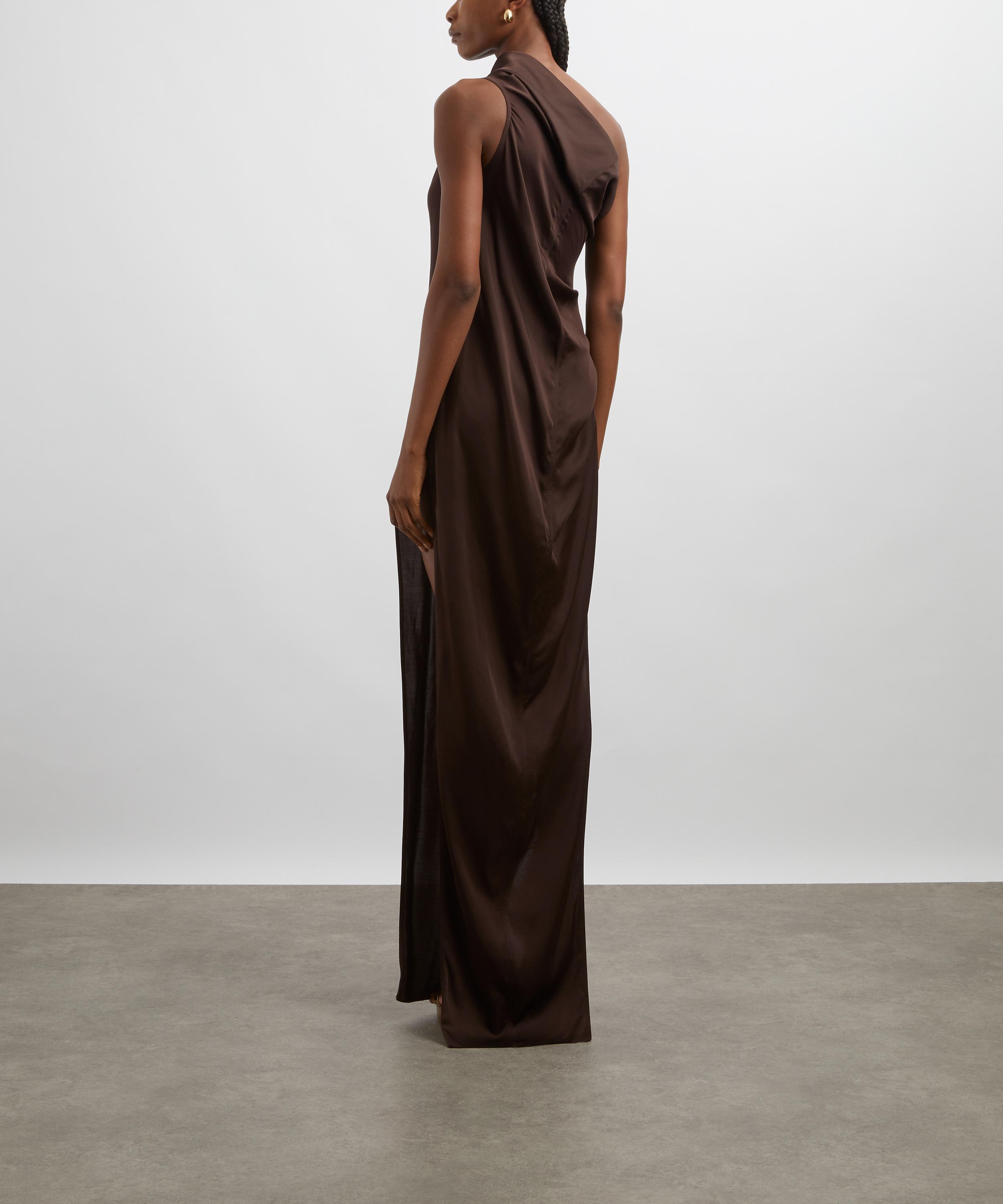 Rick Owens - Athena Arrowhead Asymmetric Maxi Dress image number 3