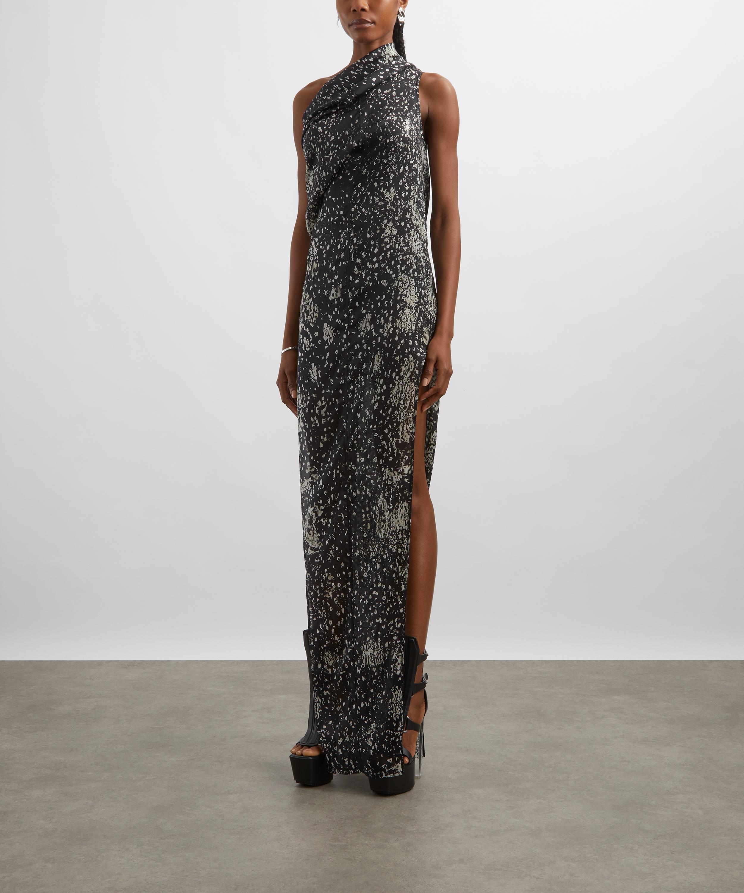 Rick Owens - Athena Arrowhead Asymmetric Maxi Dress image number 2