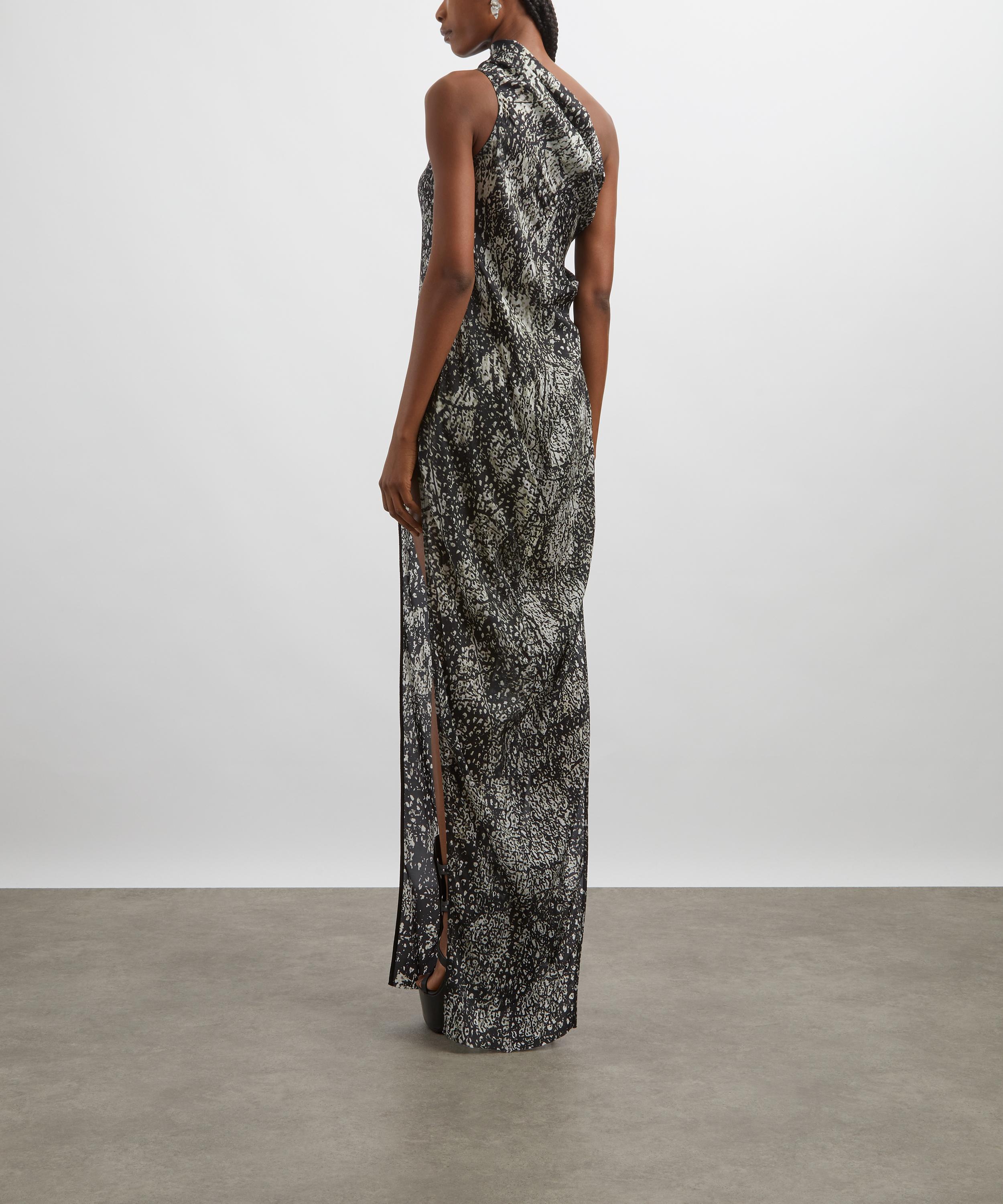 Rick Owens - Athena Arrowhead Asymmetric Maxi Dress image number 3