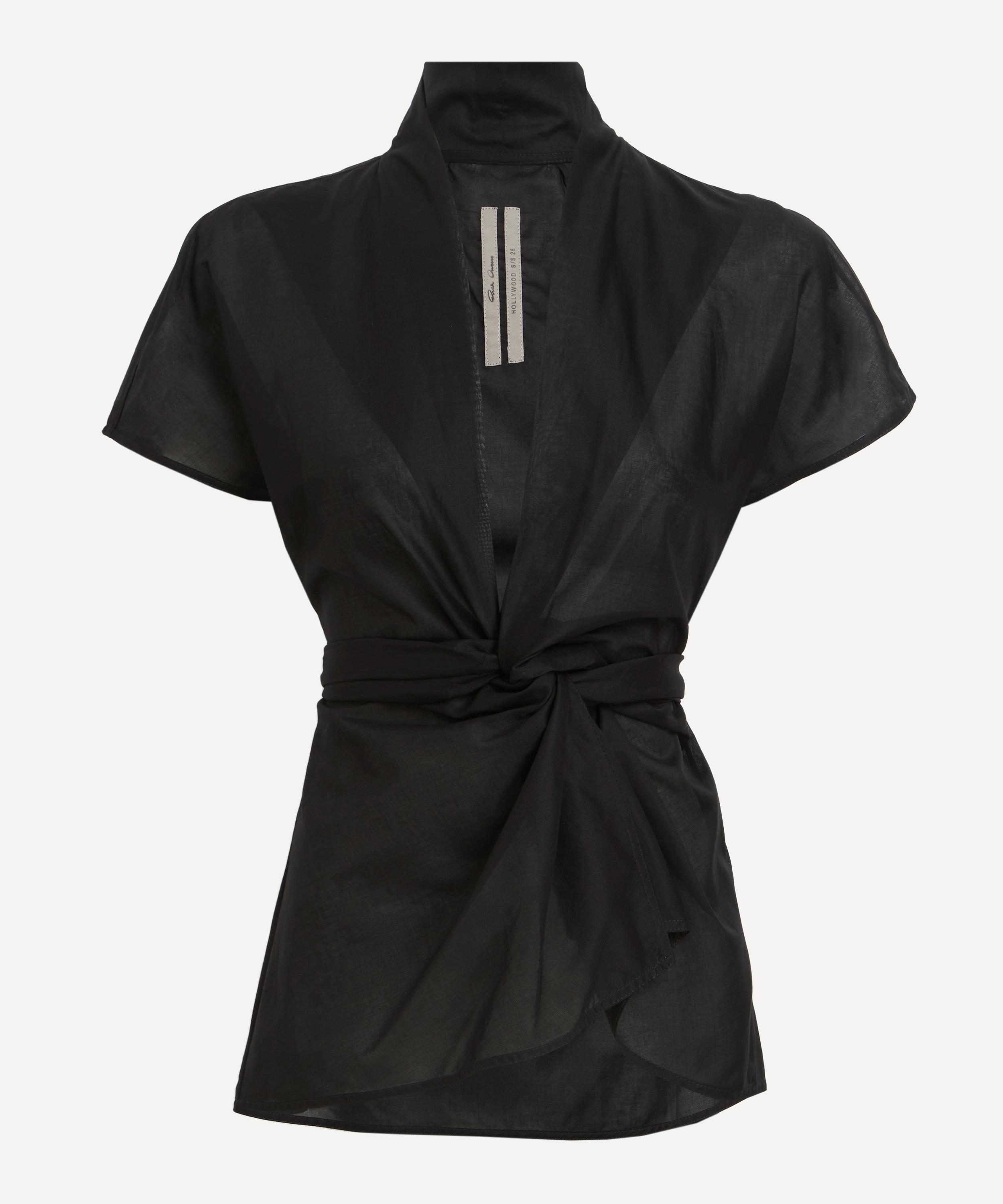 Rick Owens - Laura Cotton Wrap Top