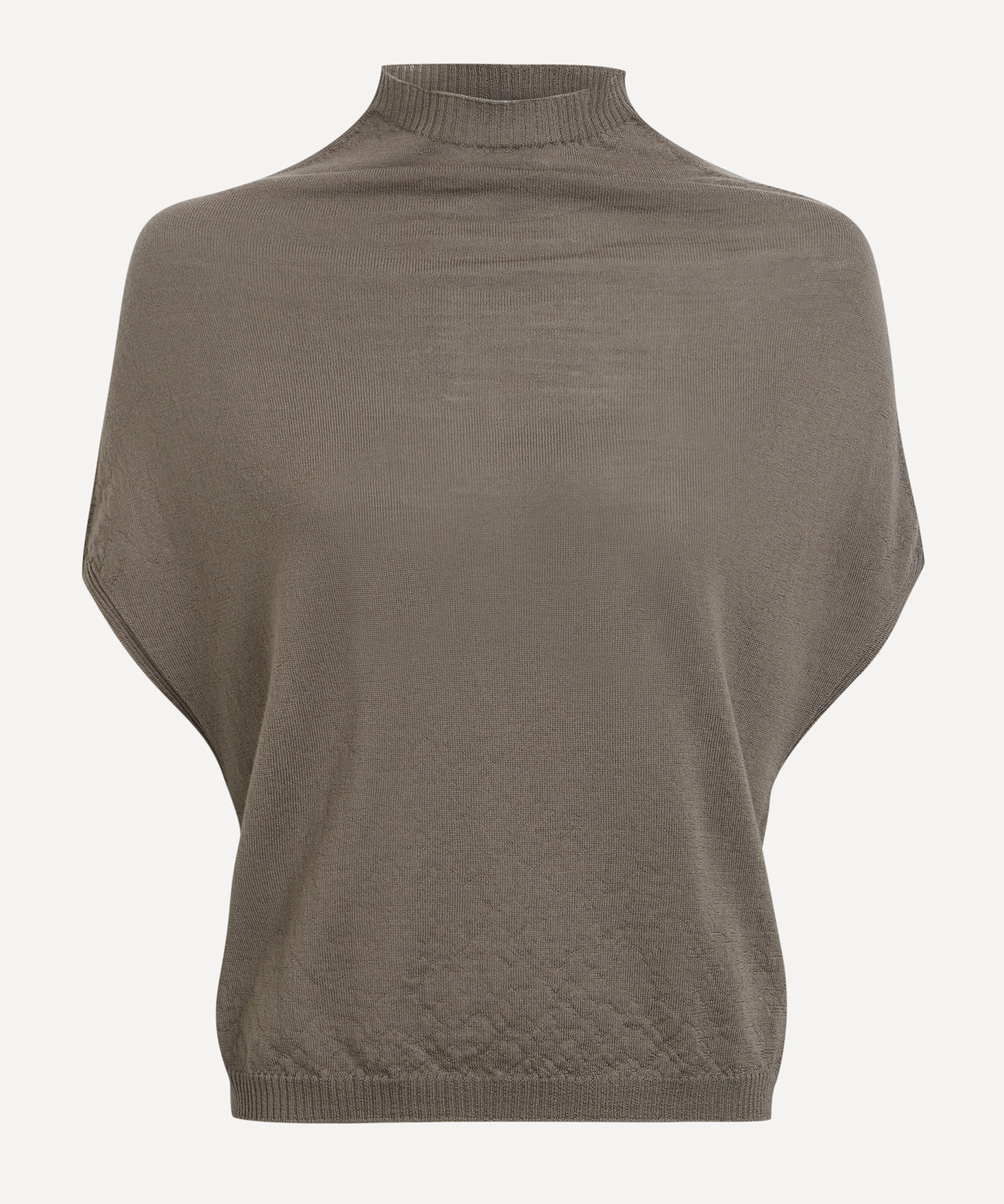 Rick Owens - Maglia Asymmetric Wool Top image number 0