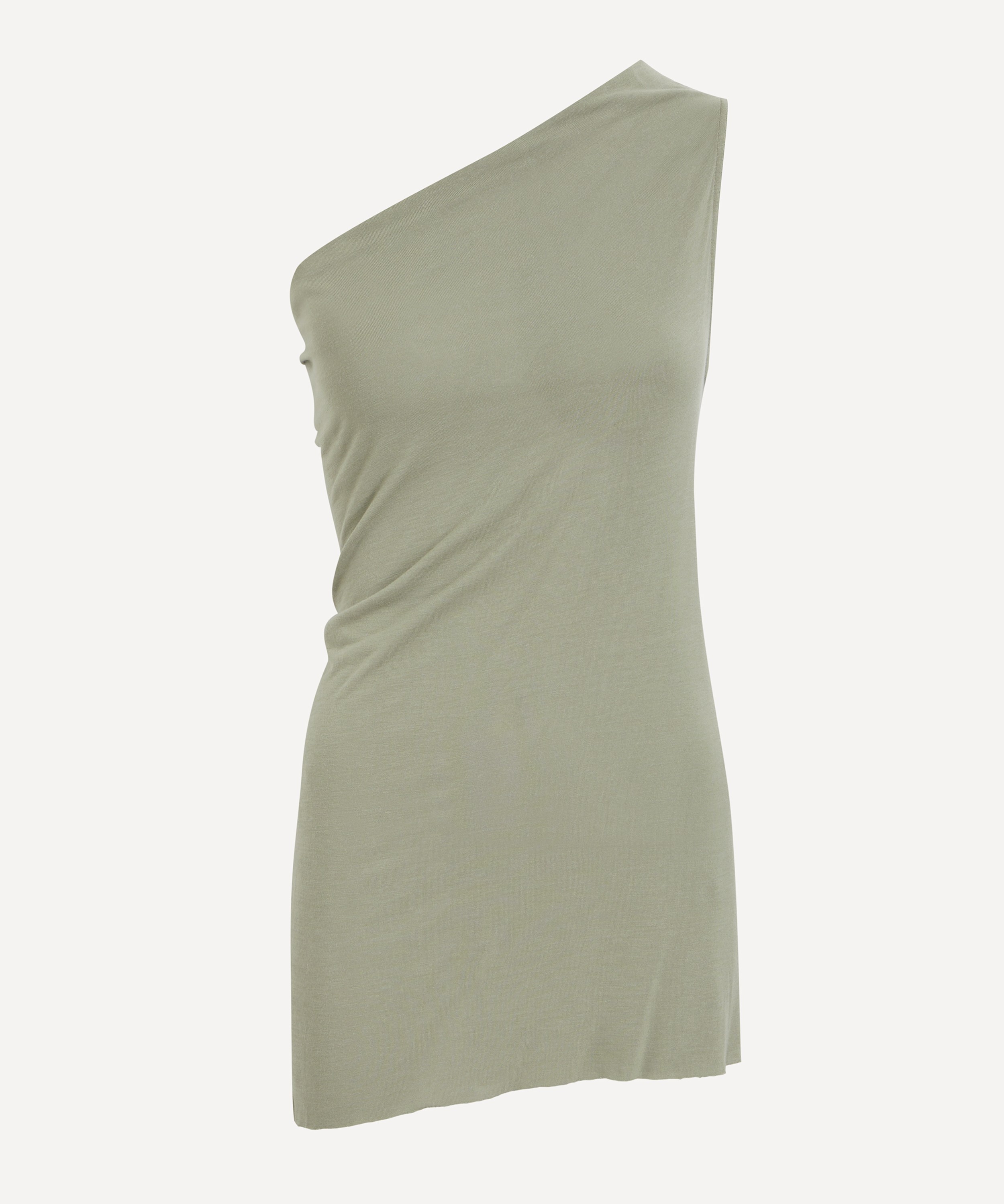 Rick Owens - Athena Asymmetric Cotton-Cashmere Top image number 0