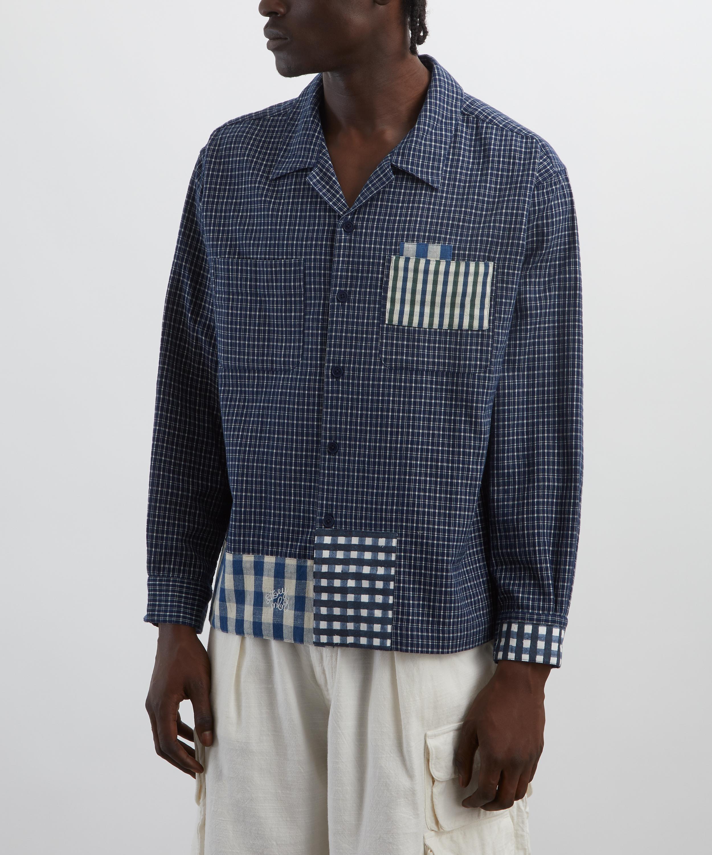 STORY mfg. - PA Indigo Picnic Handloom Shirt image number 2