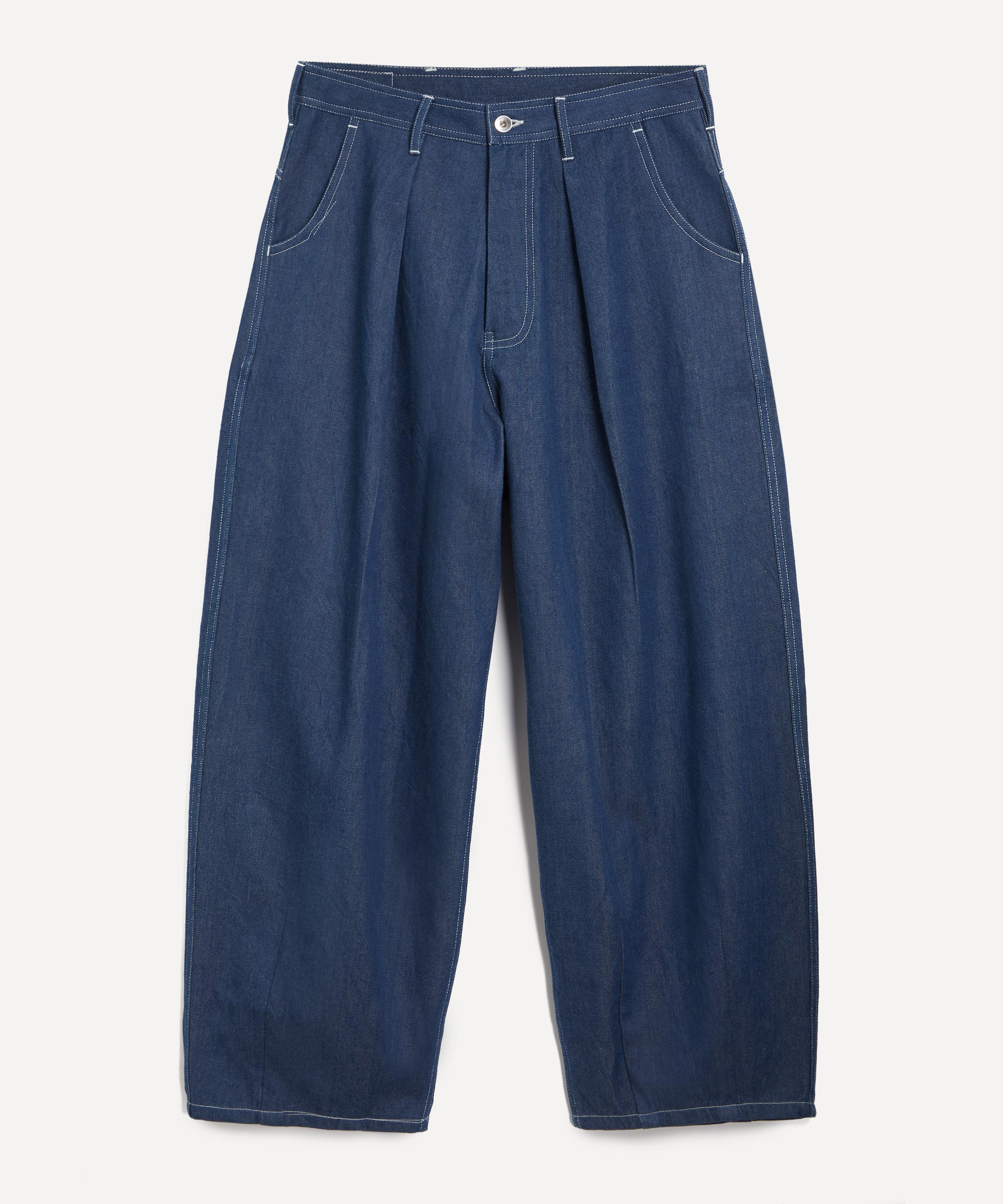 STORY mfg. - Lush Dark Denim Wonky-Wear Jeans image number 0