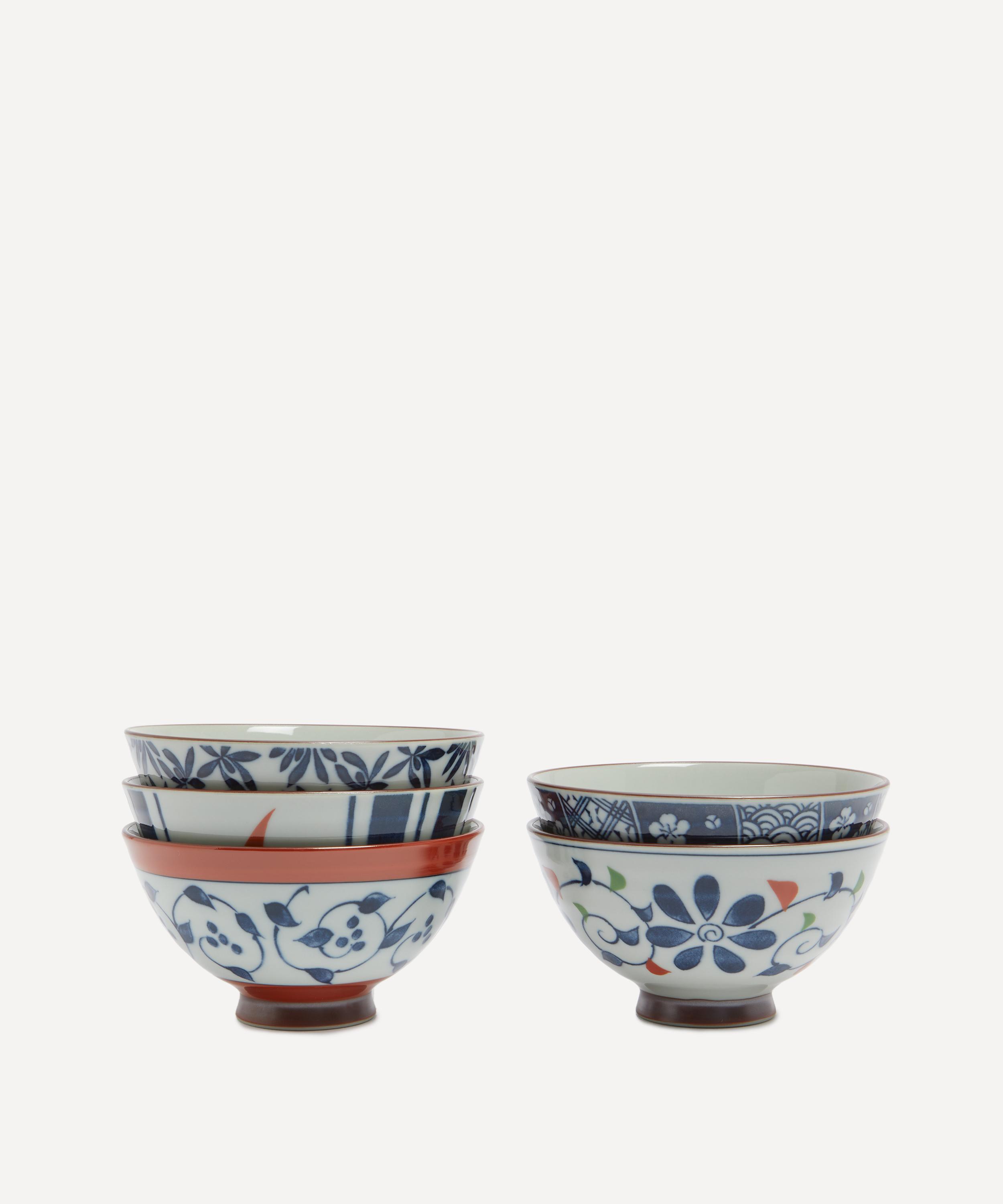 NISHIKAWA JAPAN - Mixed Designs Bowl Set of Five