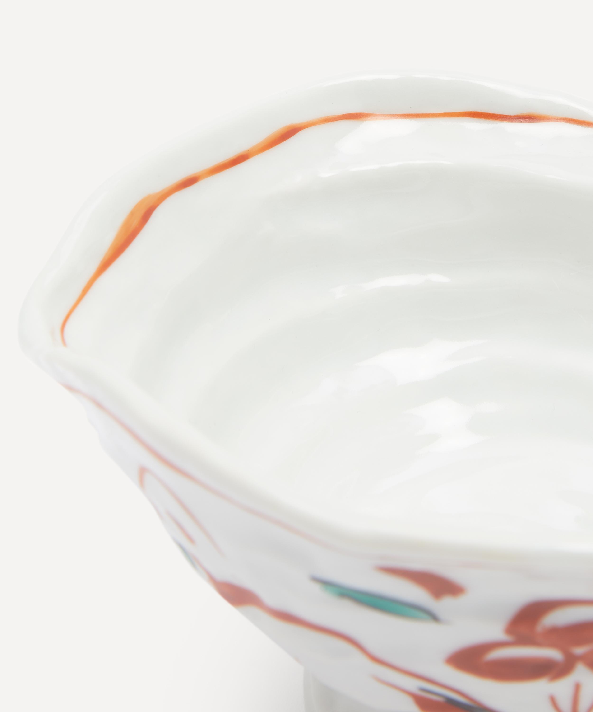 NISHIKAWA JAPAN - Red Floral Raised Bowl image number 3