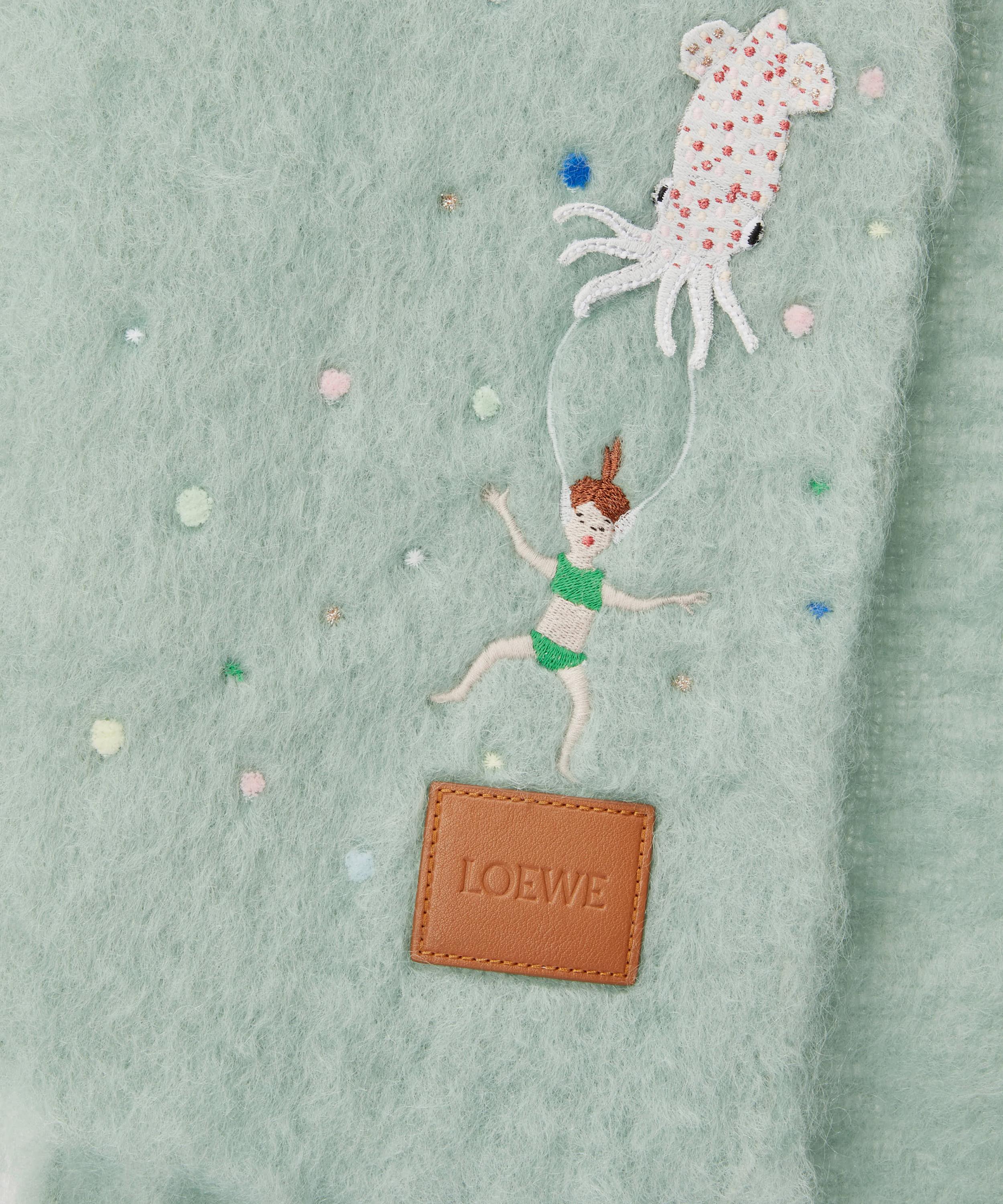 Loewe - Squid Mohair-Blend Scarf image number 1