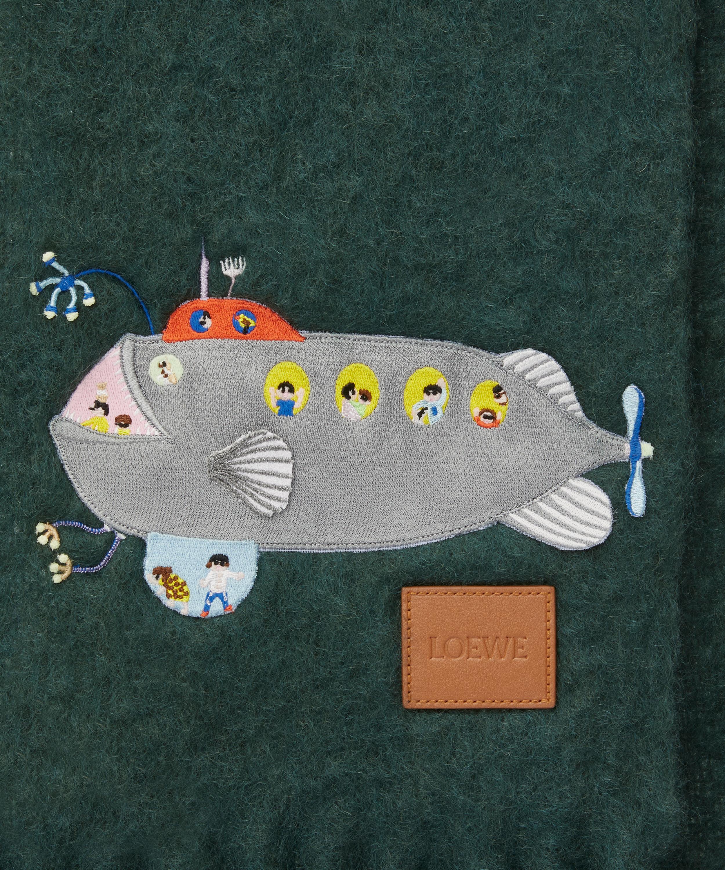 Loewe - Submarine Mohair-Blend Scarf image number 1