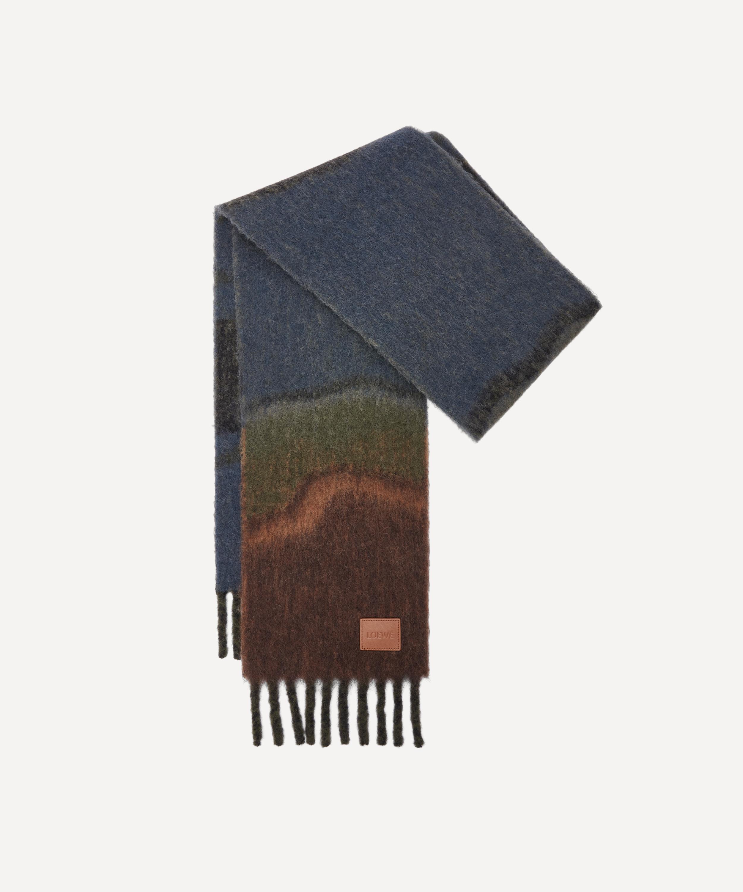 マフラー・ストール LOEWE Black Alpaca Blend Scarf LOEWE Black Alpaca Blend Scarf (LOEWE/マフラー・ストール