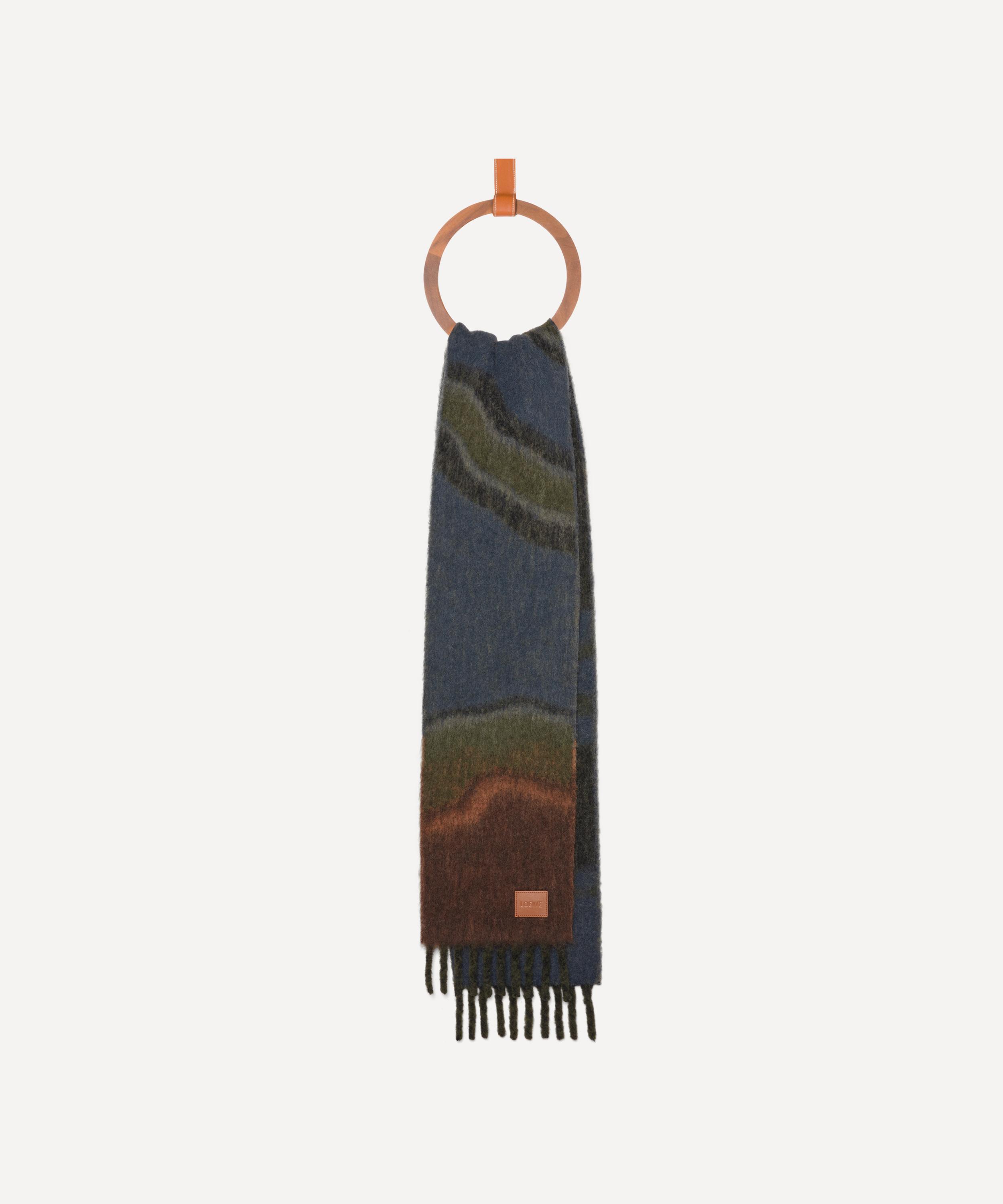 マフラー・ストール LOEWE Black Alpaca Blend Scarf LOEWE Black Alpaca Blend Scarf (LOEWE/マフラー・ストール