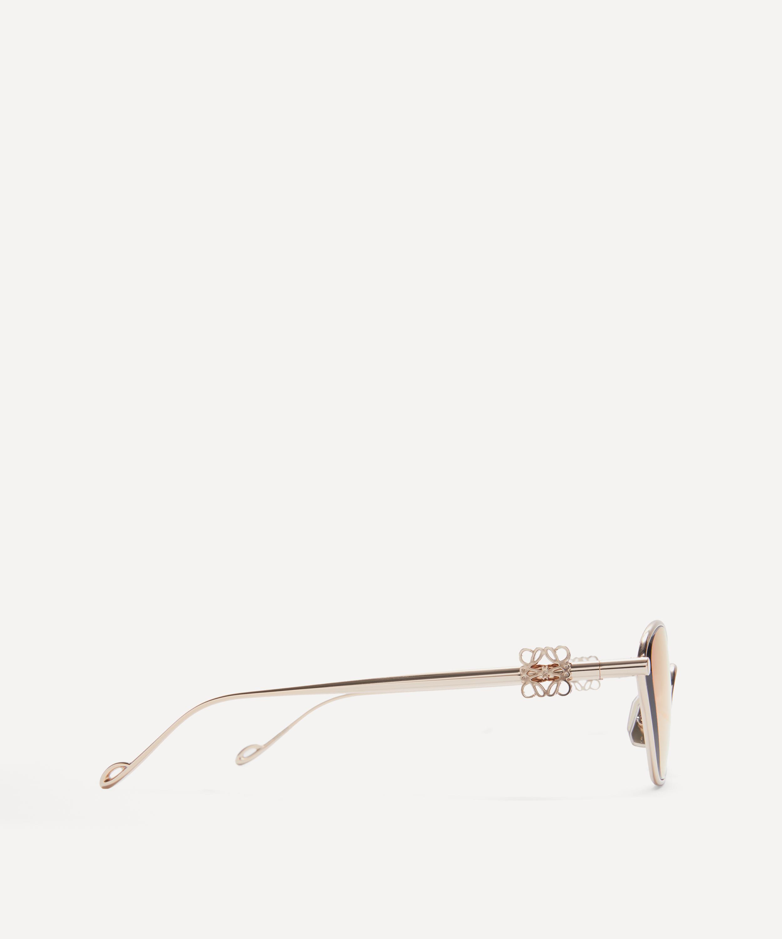 Loewe - Metal Anagram Hexagonal Sunglasses image number 2