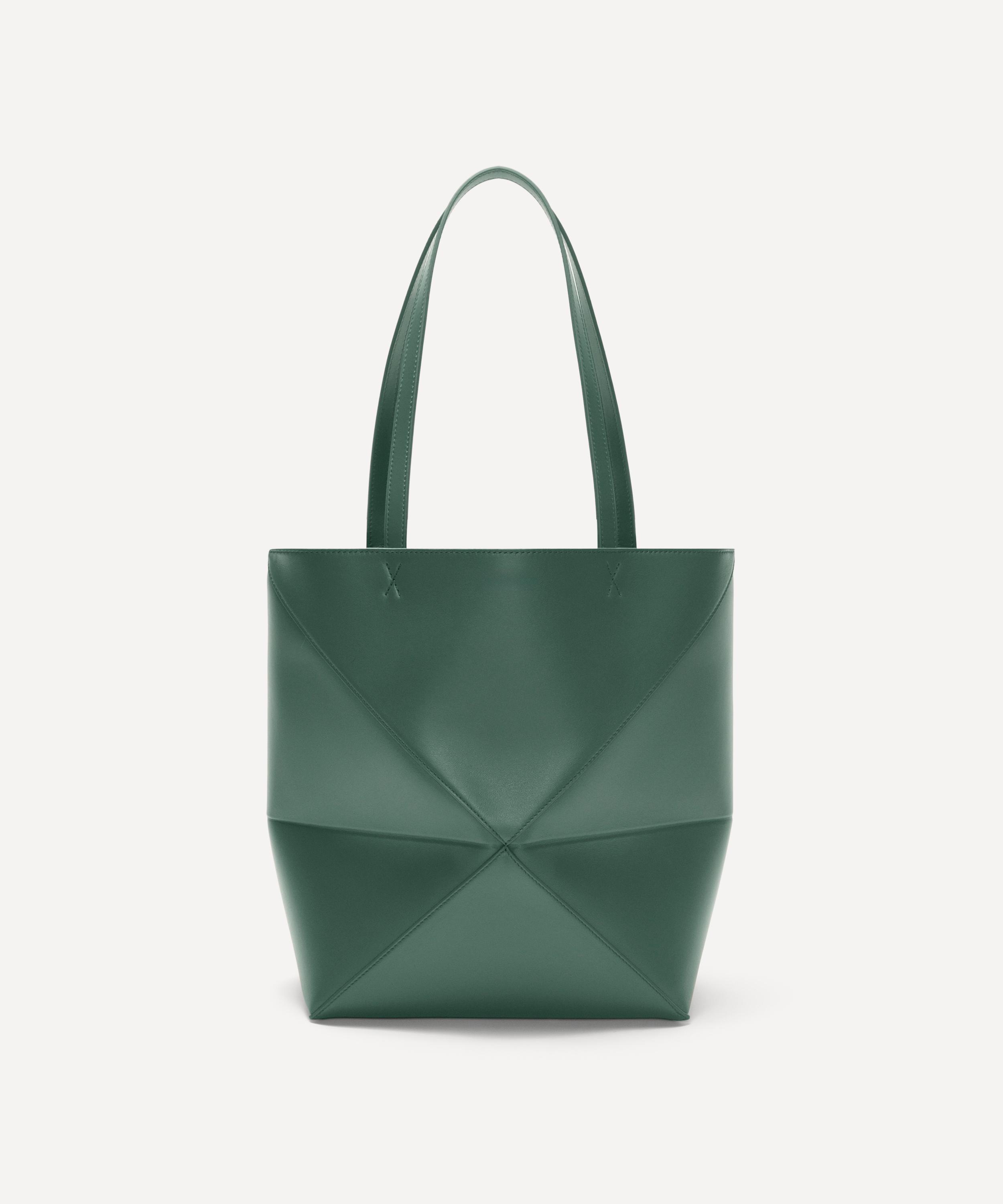 Loewe - Puzzle Fold Medium Leather Tote image number 2