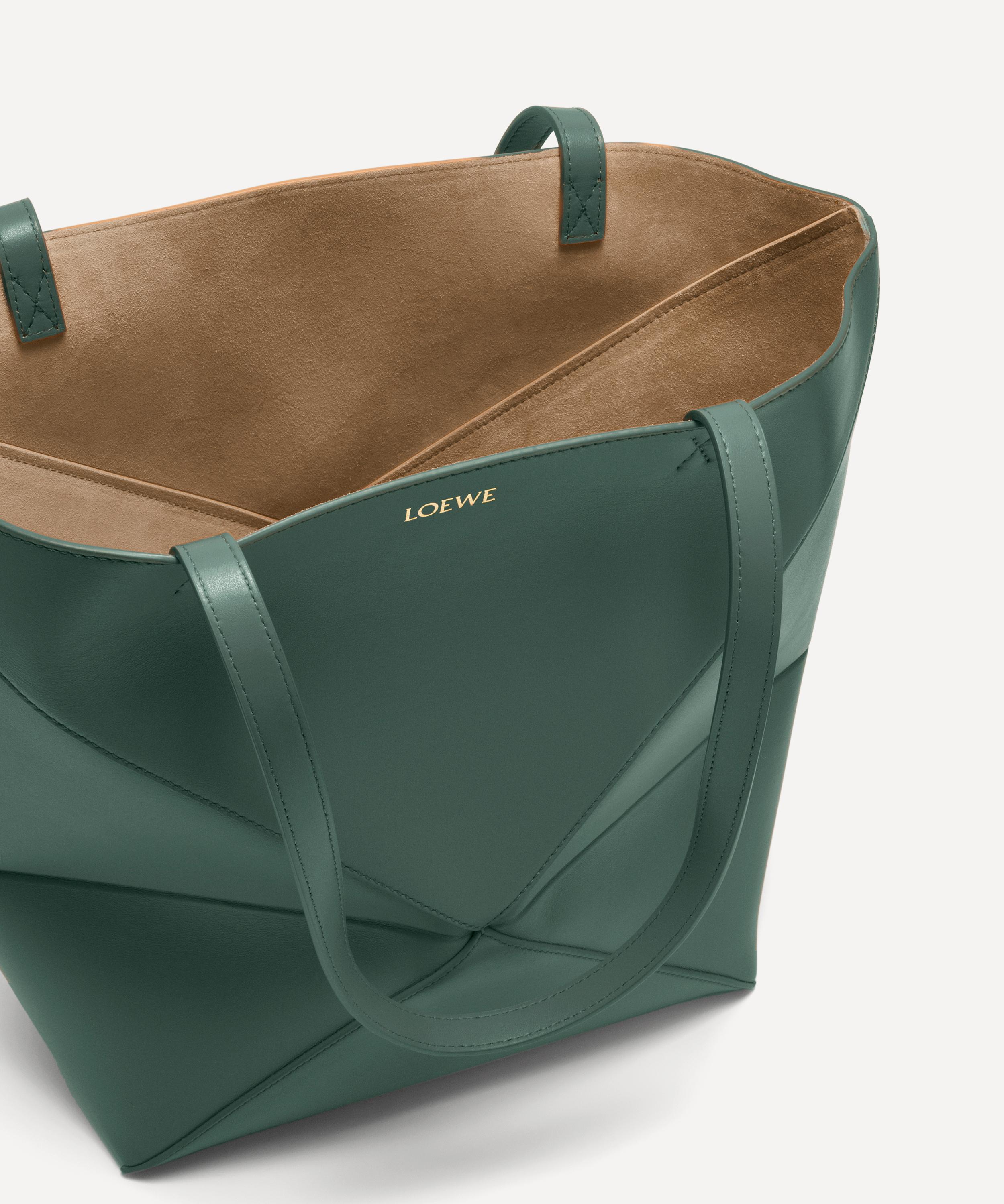 Loewe - Puzzle Fold Medium Leather Tote image number 6