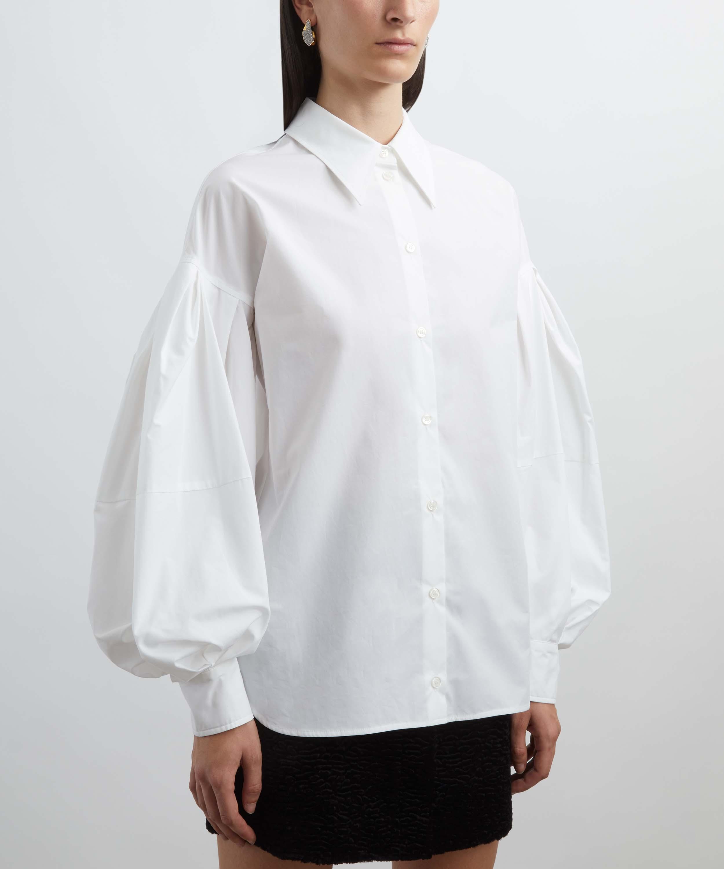 Nina Ricci - Cotton Poplin Cocoon Sleeve Shirt image number 2