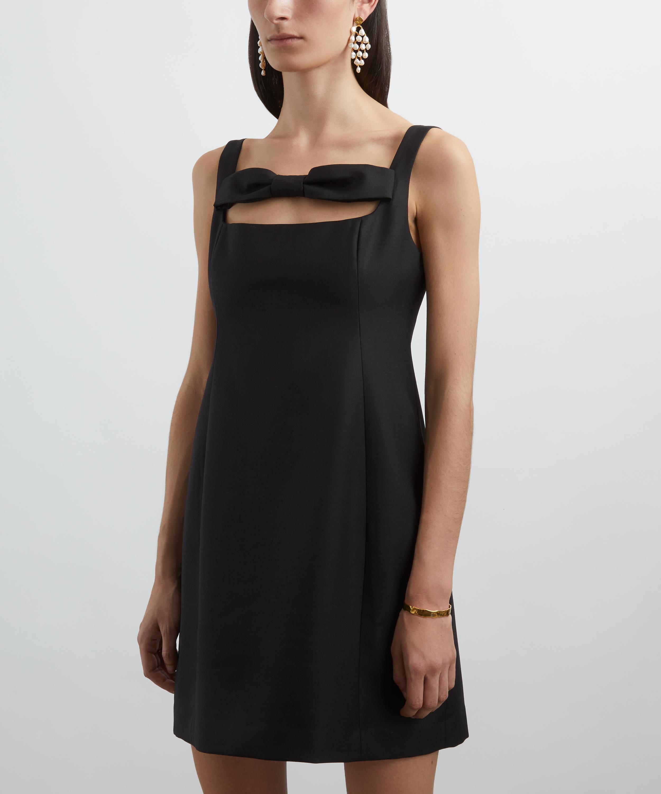 Nina Ricci - Square Neckline Bow Mini Dress image number 2