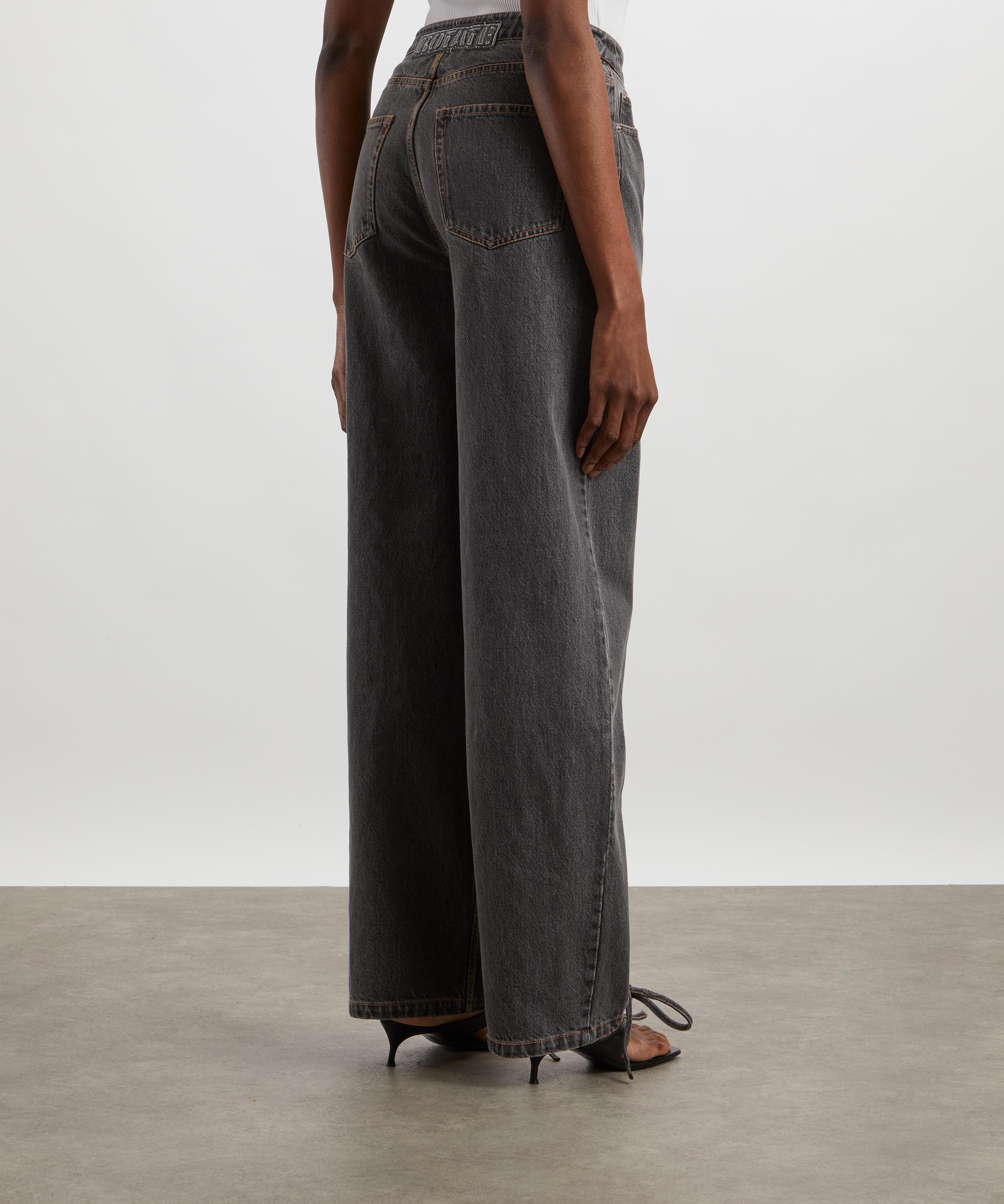 ROTATE Birger Christensen - Laced Dark Grey Jeans image number 3