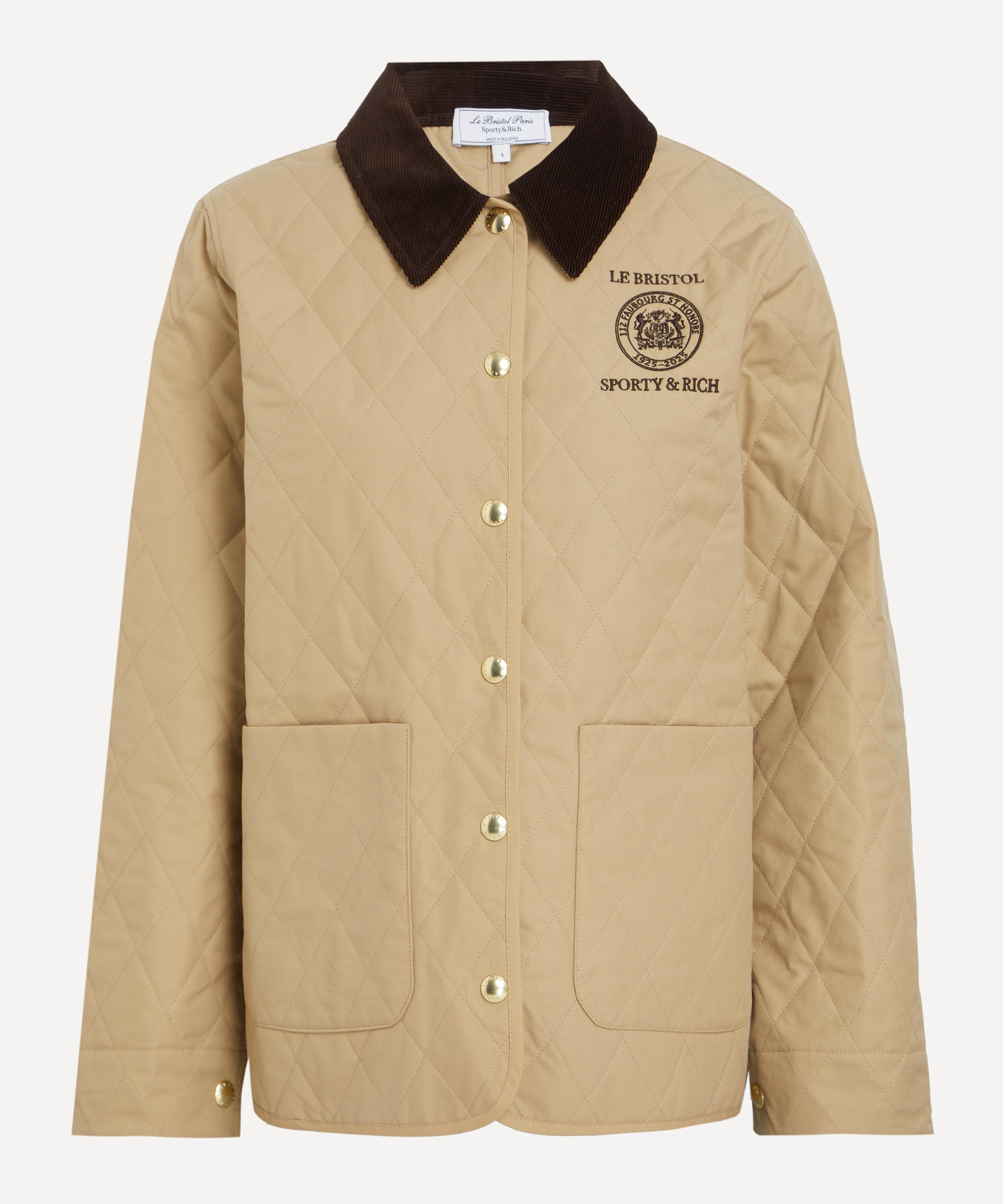 Sporty & Rich - Crest Seal 100th Quilted Jacket