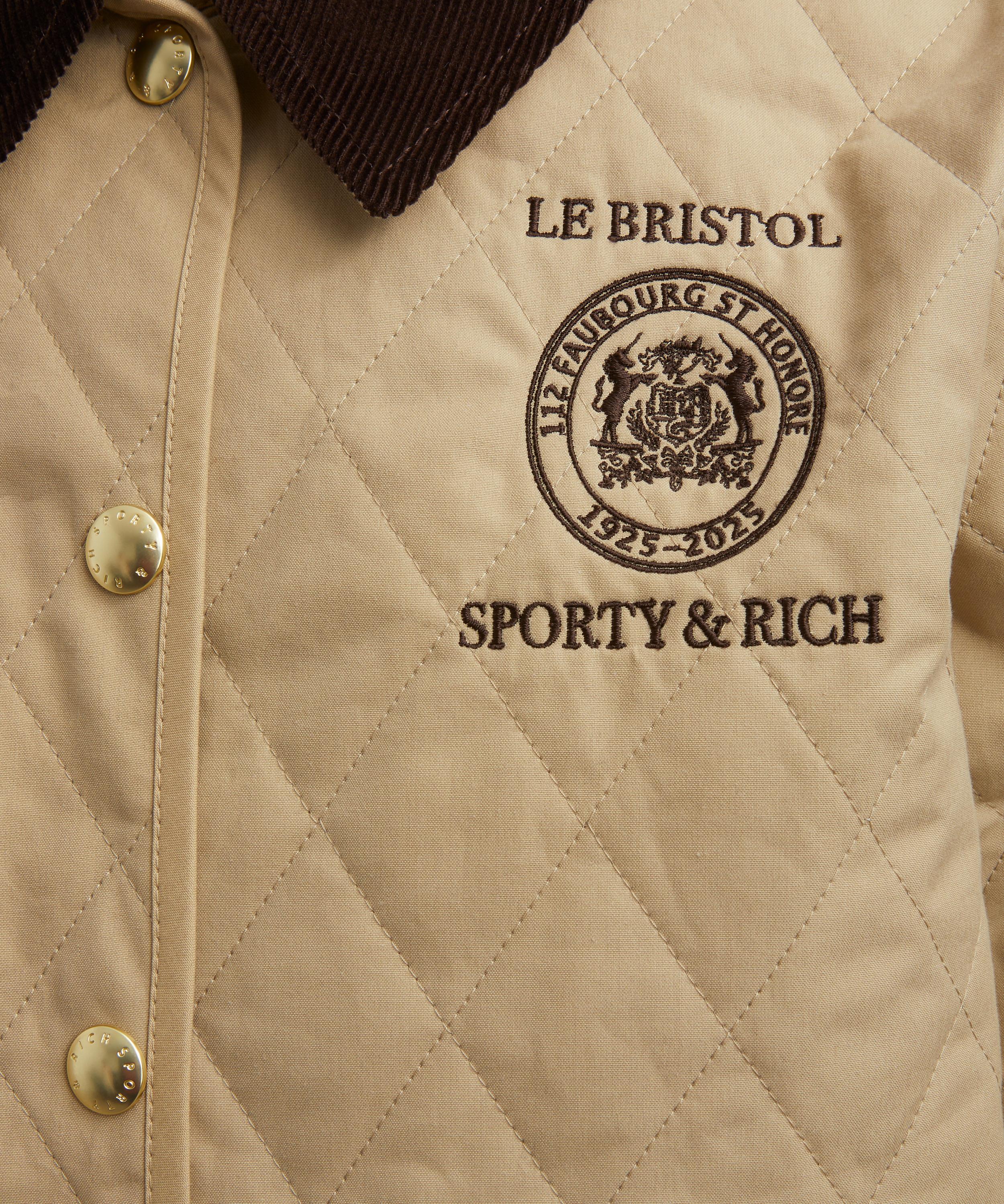 Sporty & Rich - Crest Seal 100th Quilted Jacket image number 4