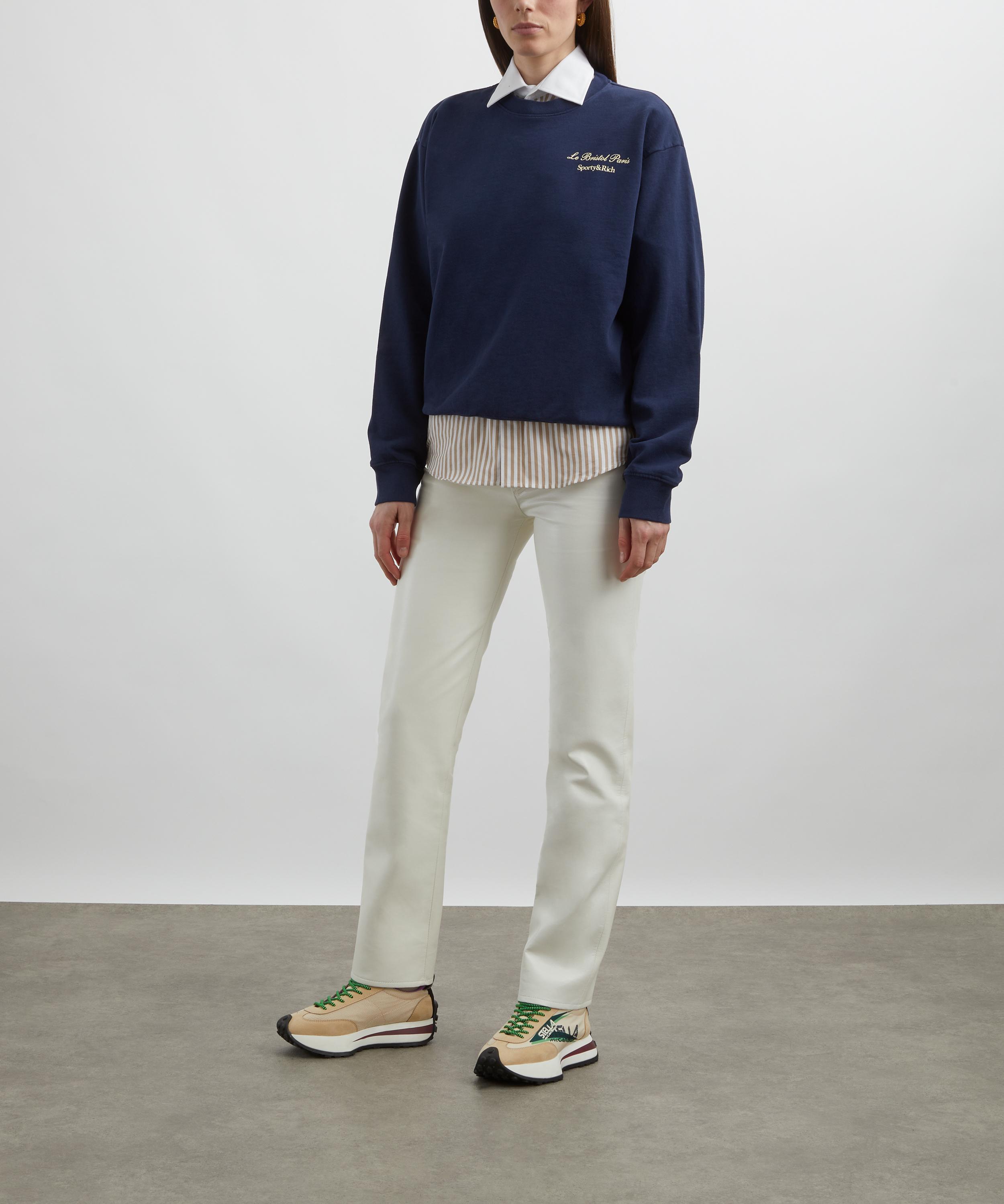 Sporty & Rich - Faubourg Crew-Neck Sweatshirt image number 1