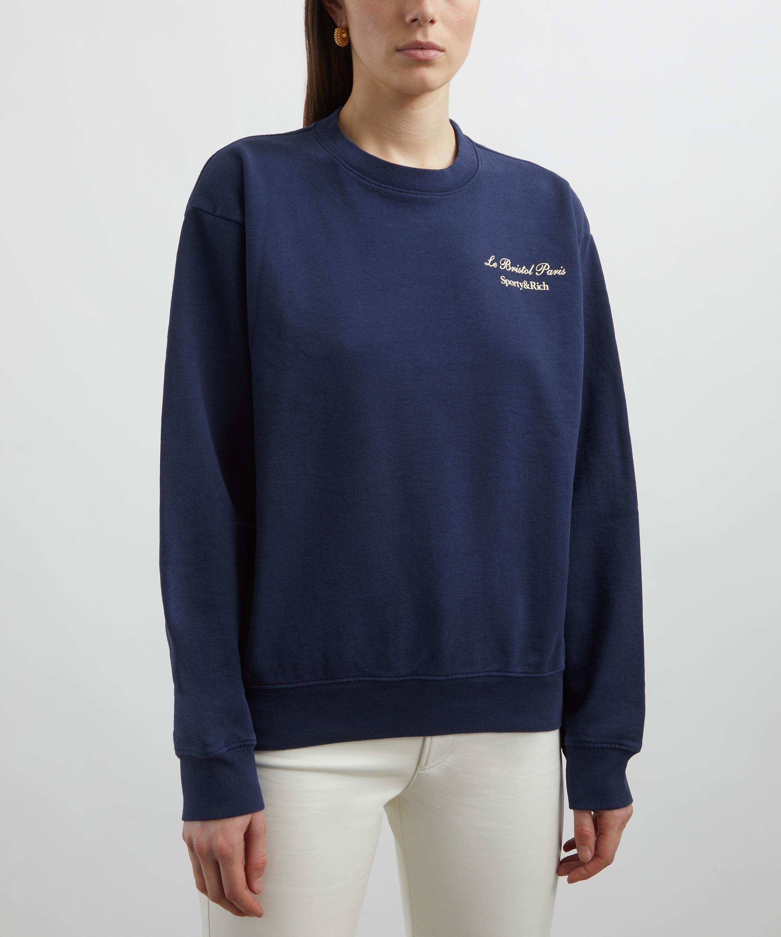 Sporty & Rich - Faubourg Crew-Neck Sweatshirt image number 2