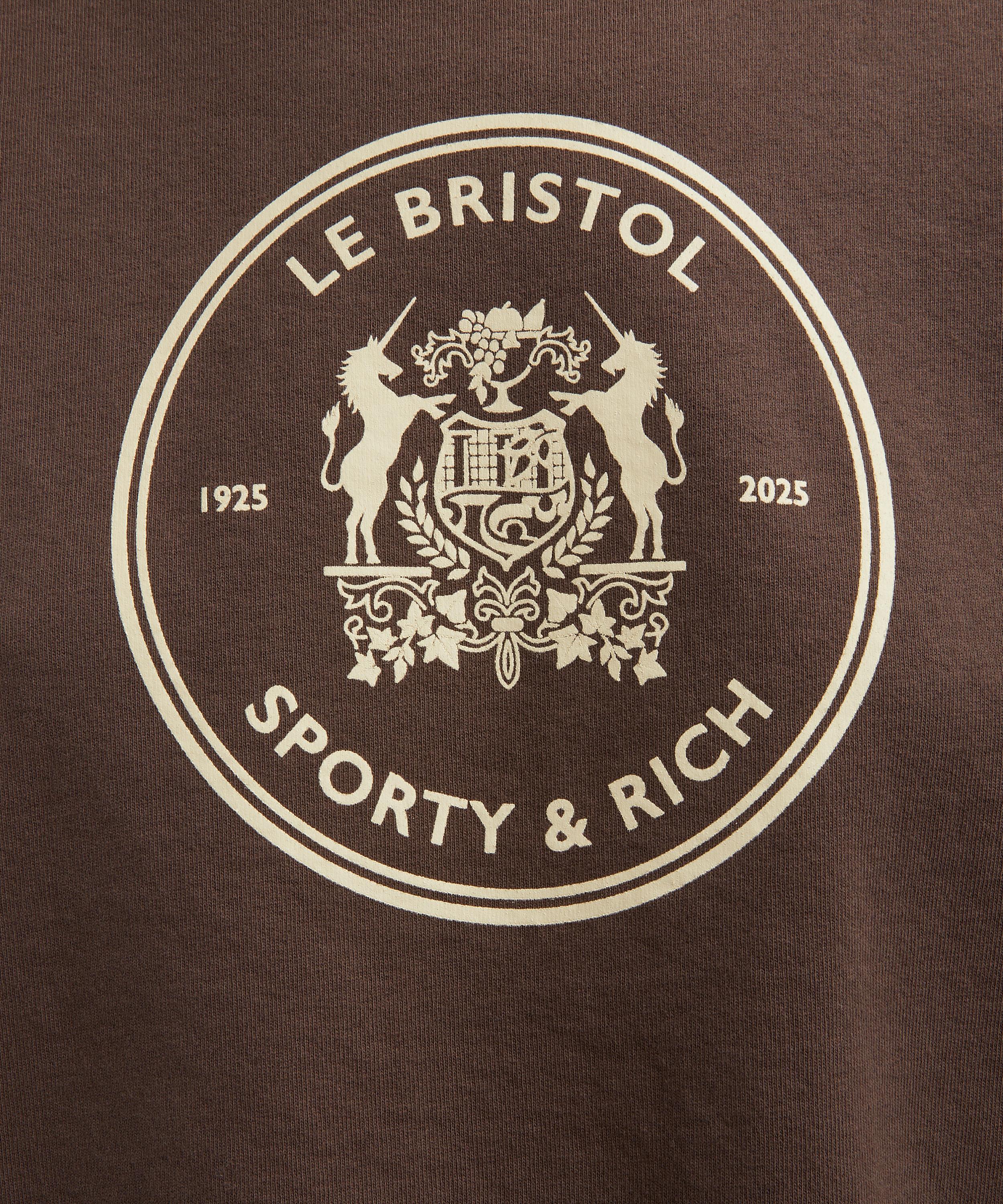 Sporty & Rich - Bristol Crest 100th Crew-Neck Sweatshirt image number 4