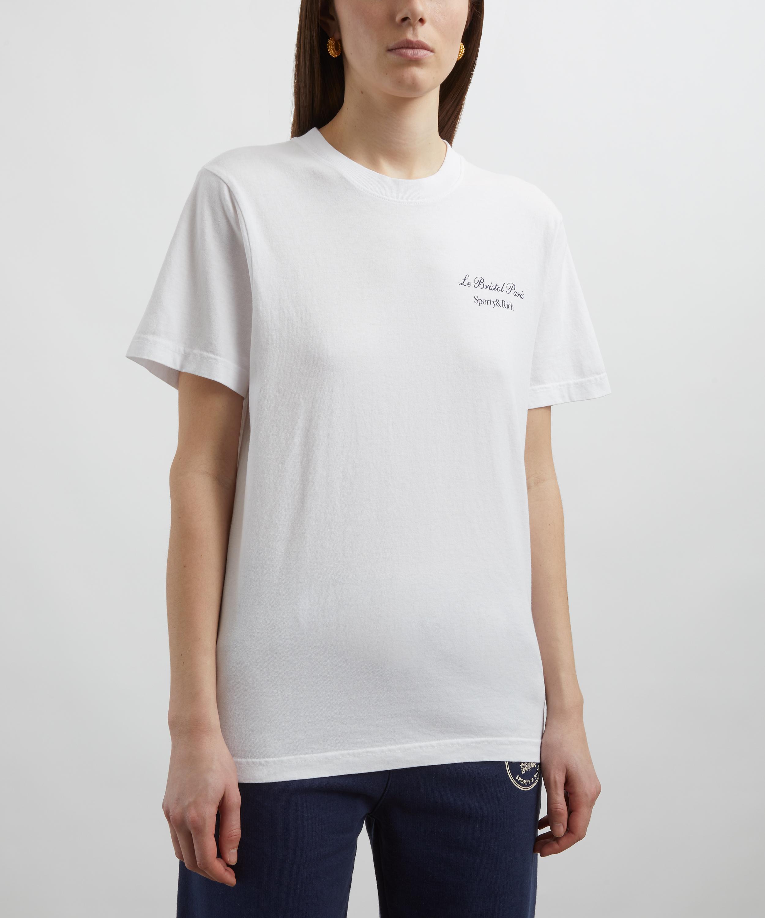 Sporty & Rich - White Faubourg T-Shirt image number 2