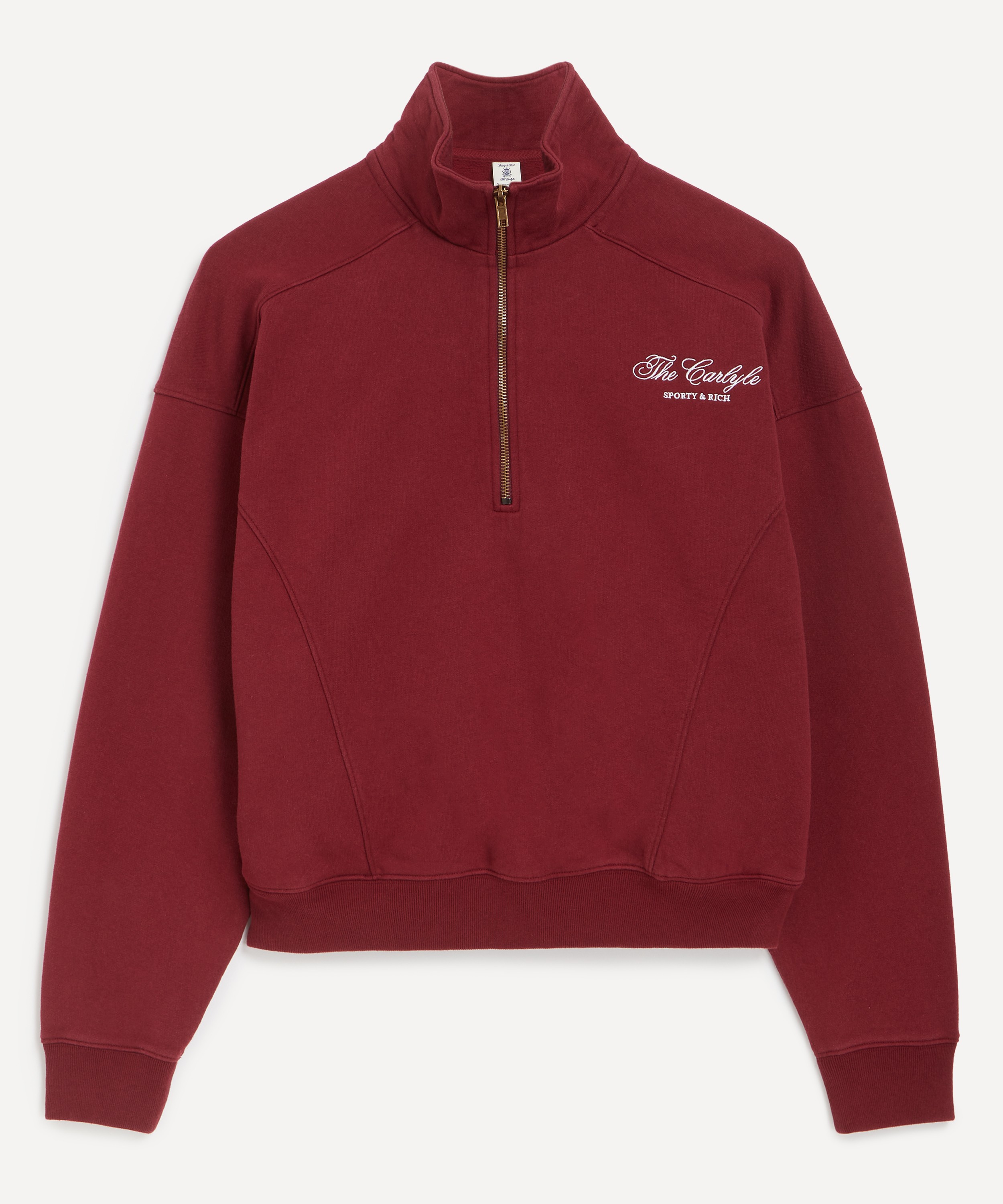 Sporty & Rich - Carlyle Quarter-Zip Sweatshirt