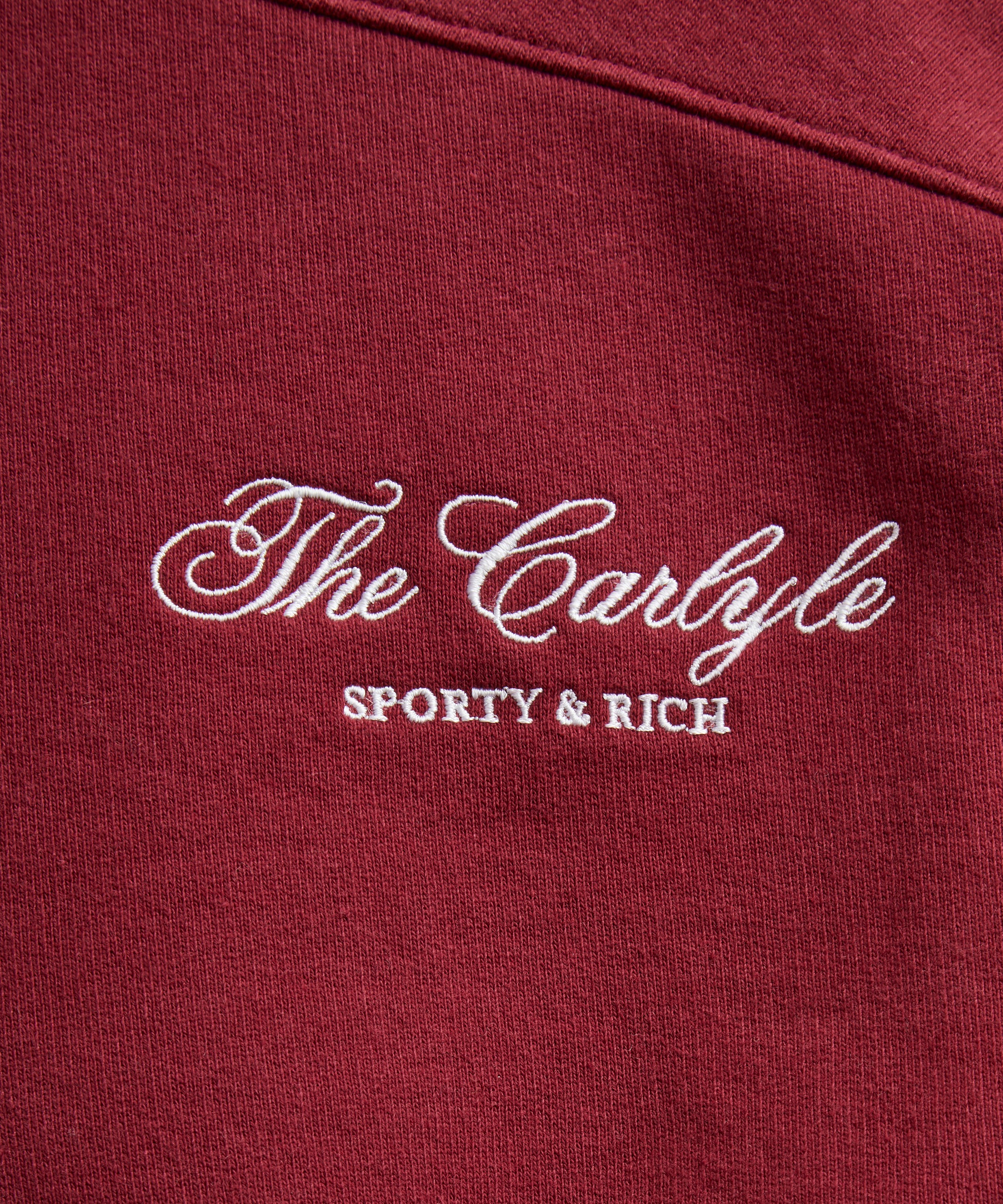 Sporty & Rich - Carlyle Quarter-Zip Sweatshirt image number 4