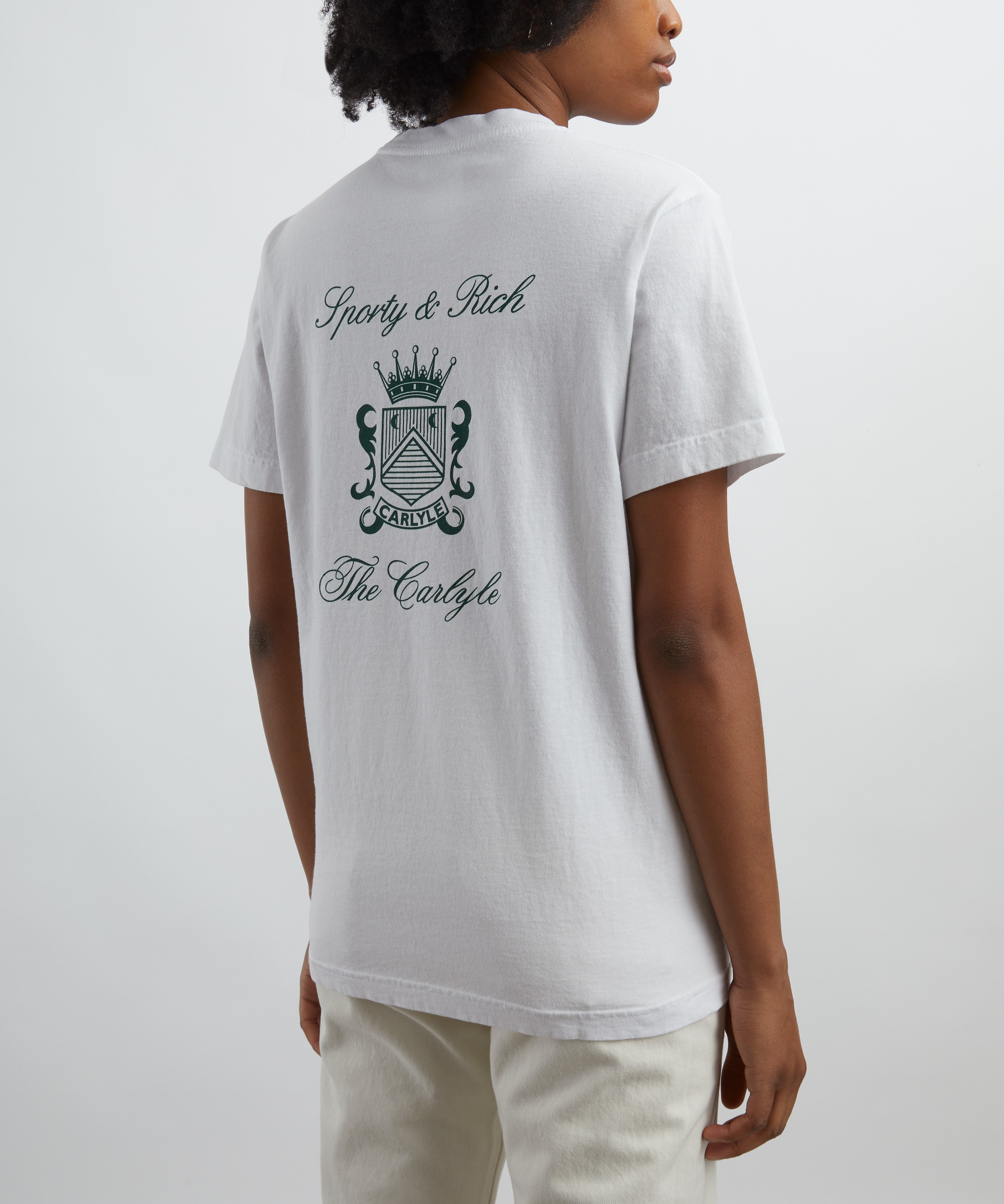 Sporty & Rich - Carlyle Crest T-Shirt image number 3