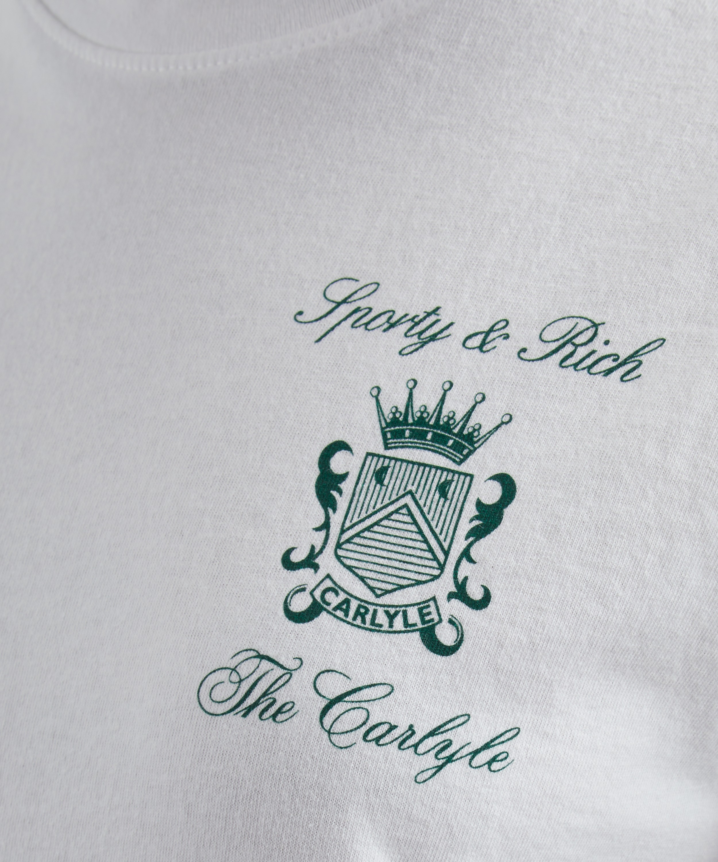 Sporty & Rich - Carlyle Crest T-Shirt image number 4