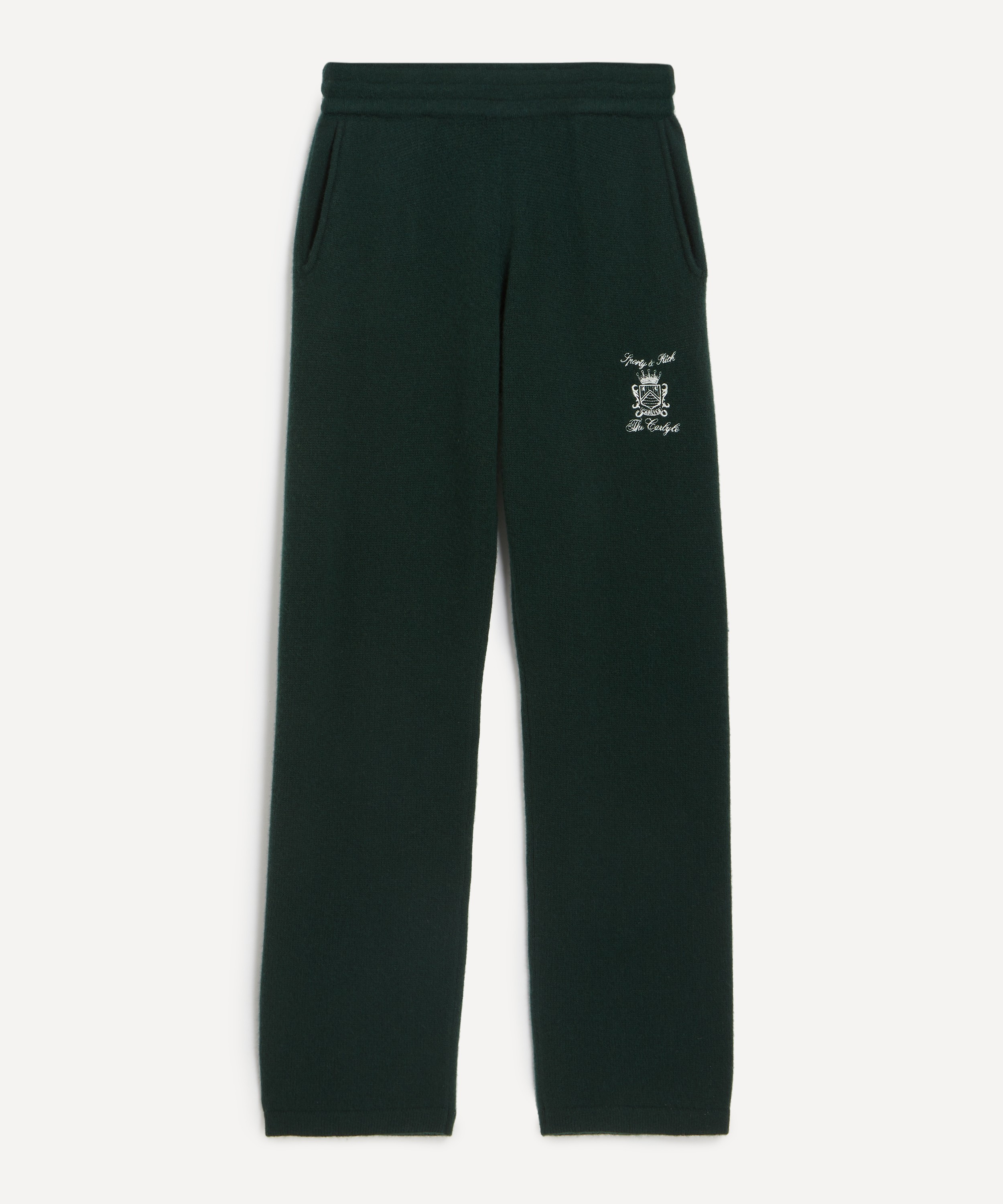 Sporty & Rich - Carlyle Crest Cashmere Trousers