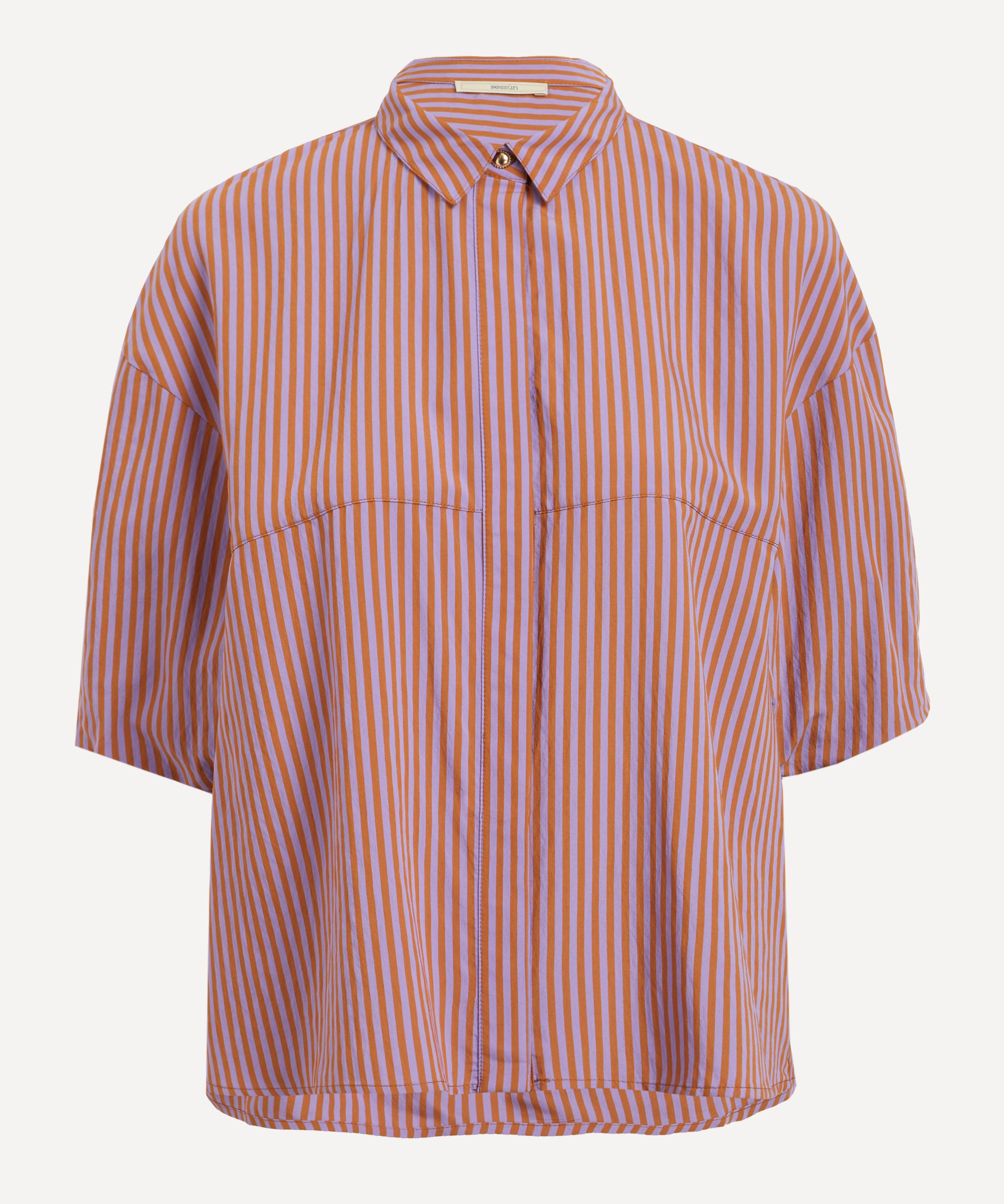 Sessùn - Florentina Poplin Striped Blouse image number 0