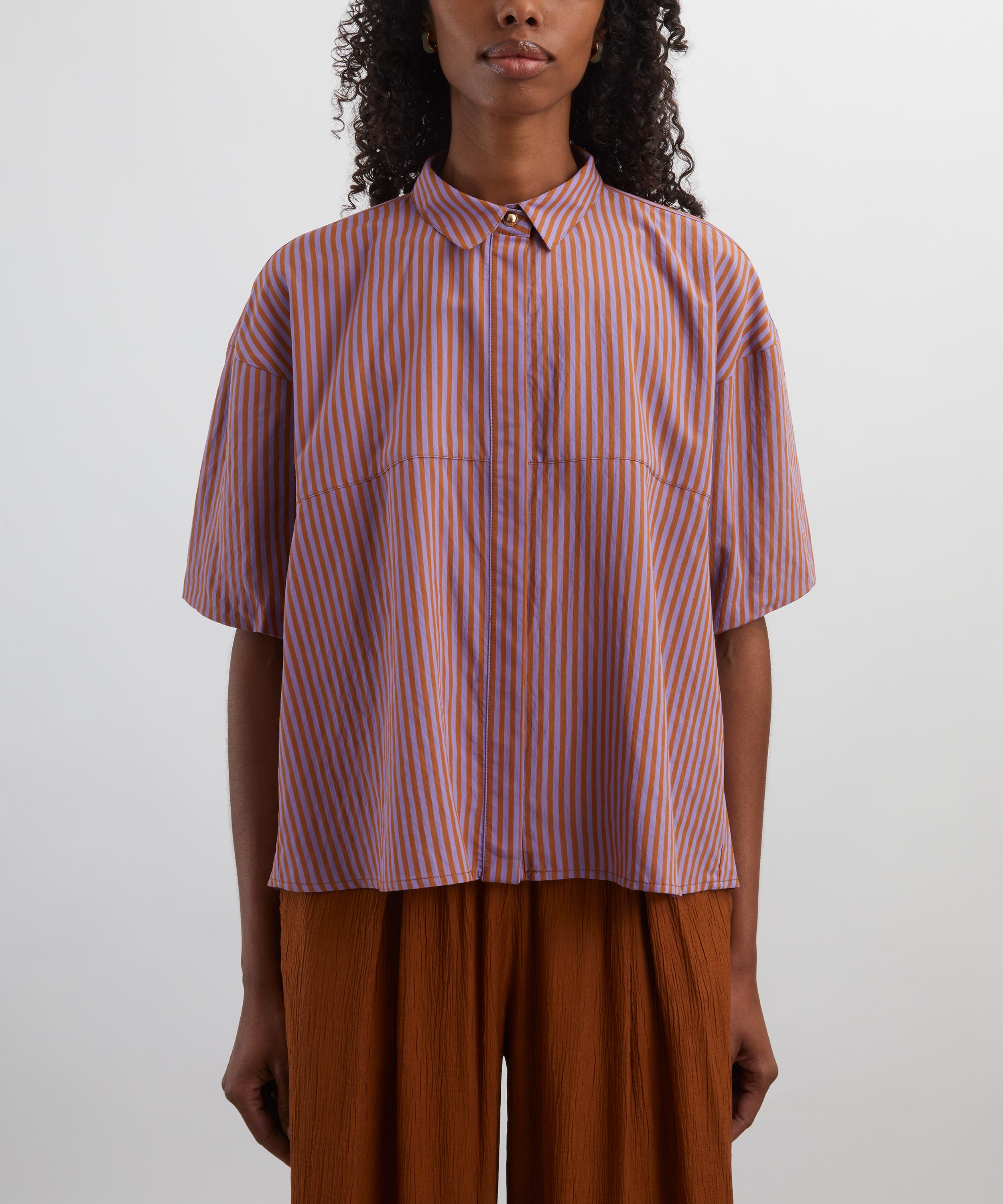 Sessùn - Florentina Poplin Striped Blouse image number 2