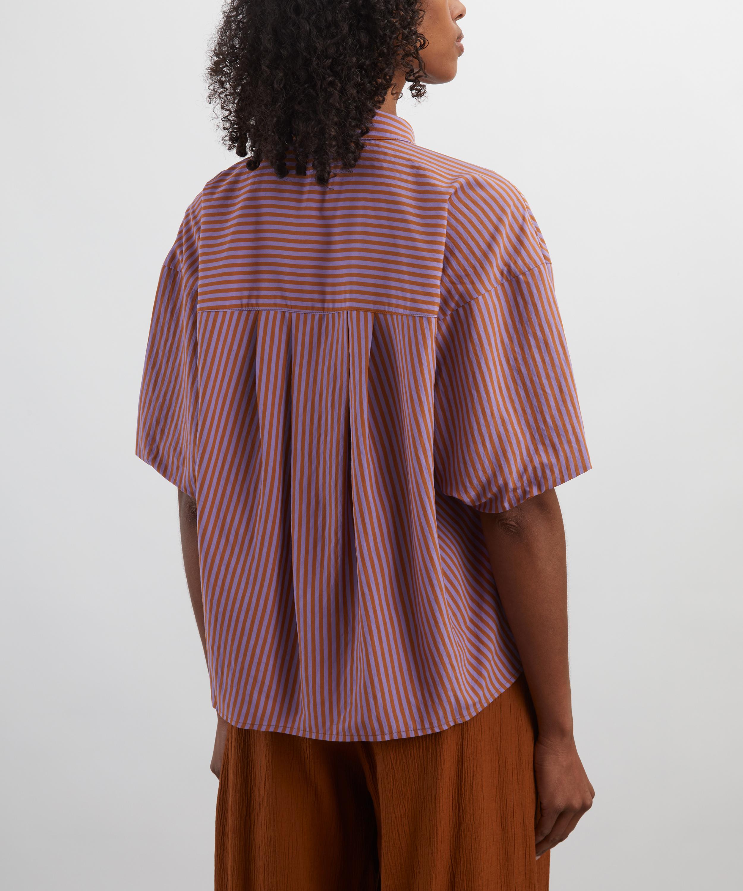 Sessùn - Florentina Poplin Striped Blouse image number 3