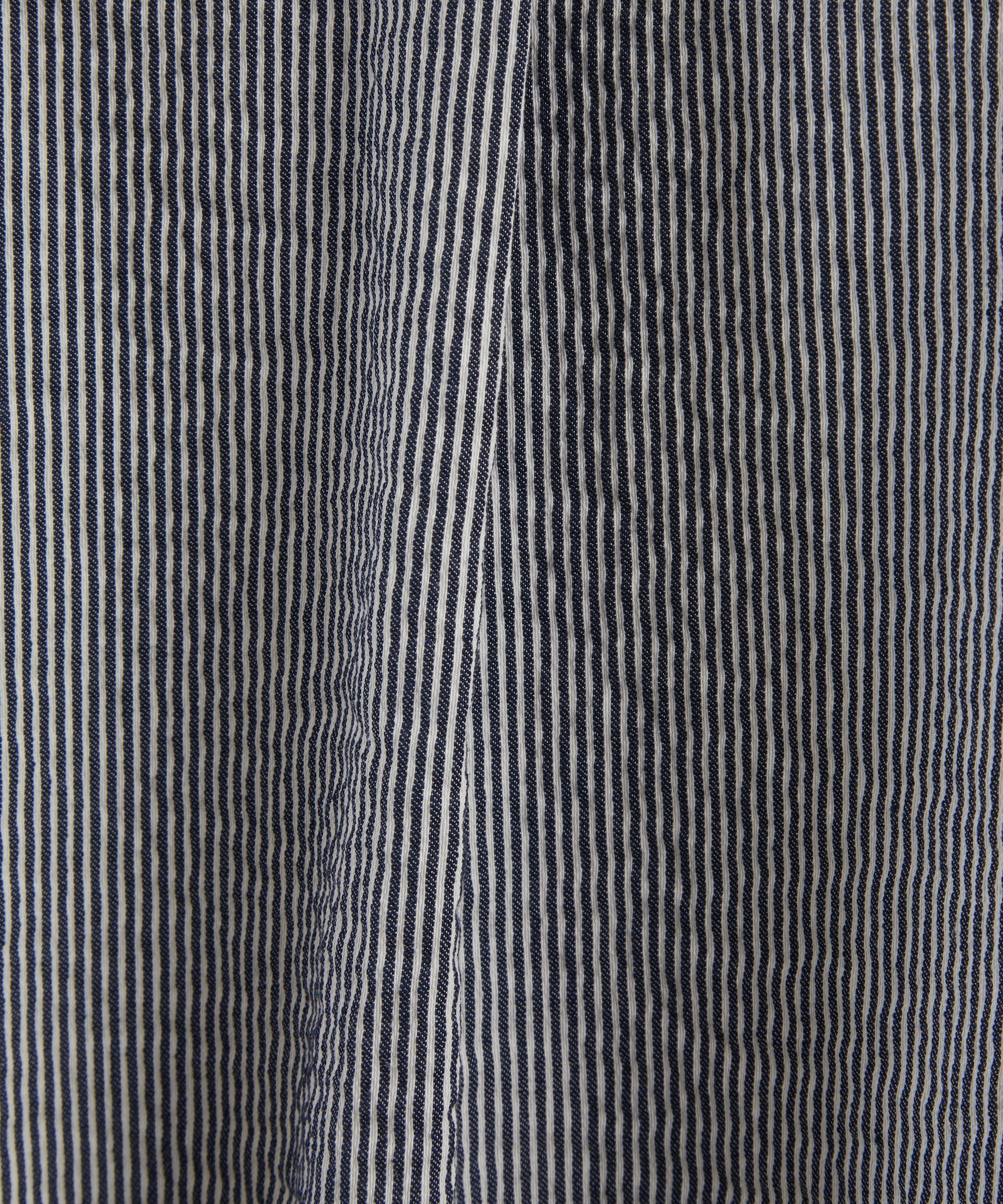 Sessùn - Della Seersucker Striped Blouse image number 4