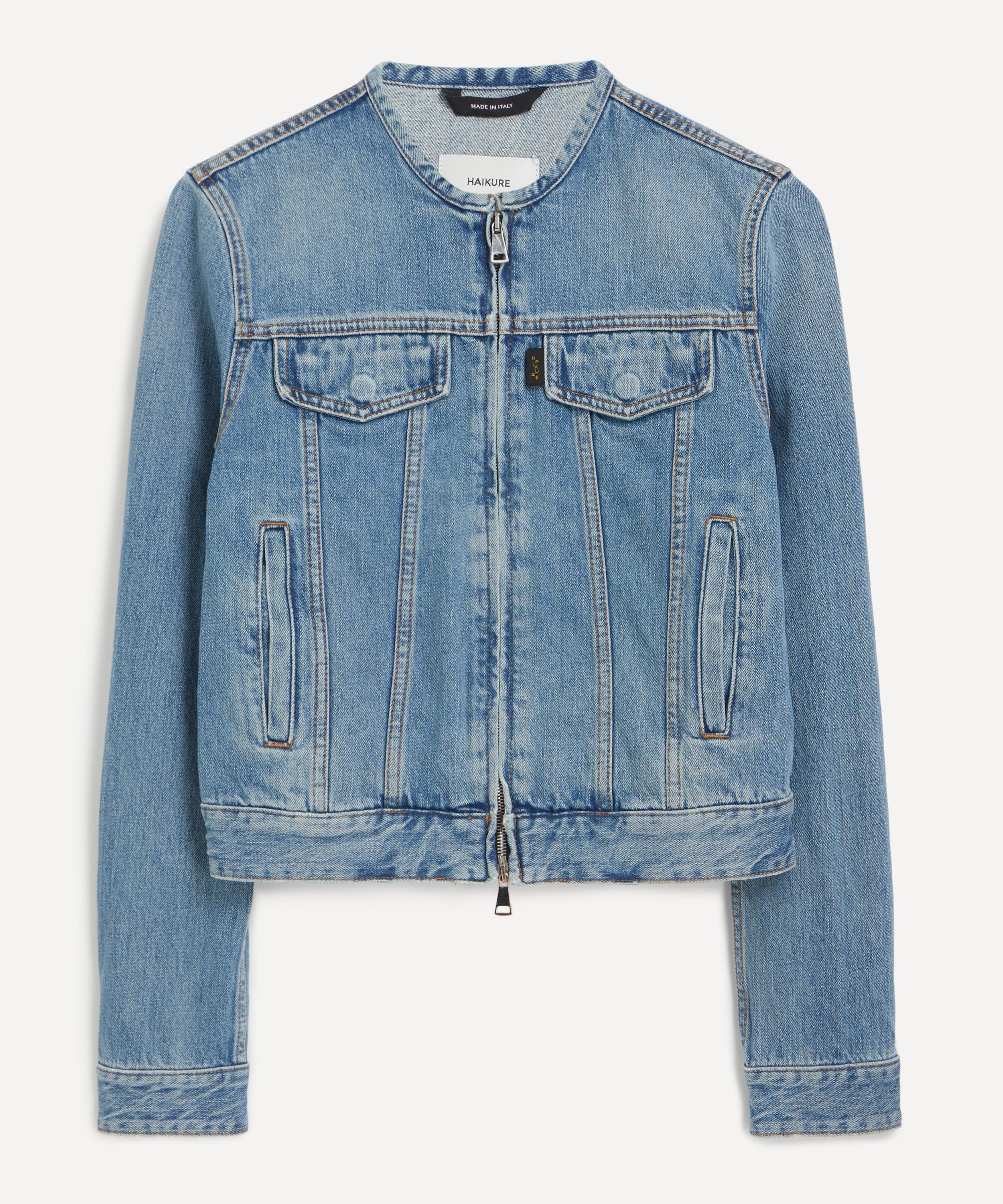 HAIKURE - Jena Zipped Denim Jacket