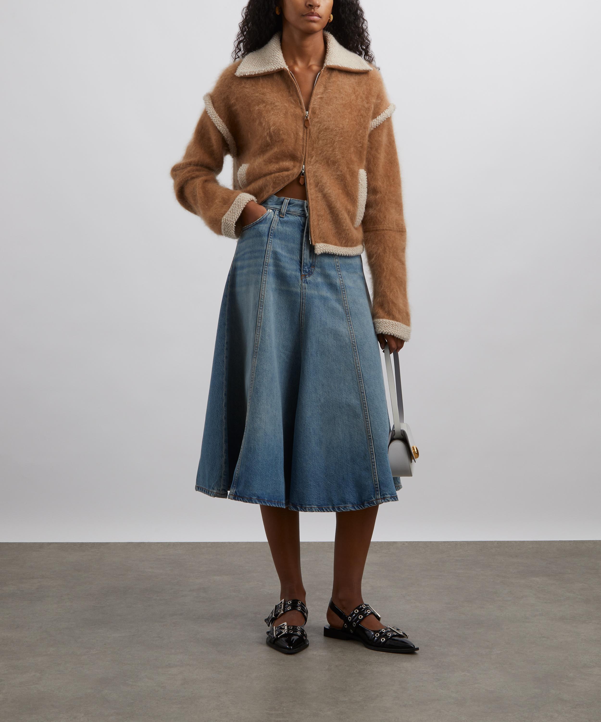 HAIKURE - Serenity Panelled Denim Skirt image number 1