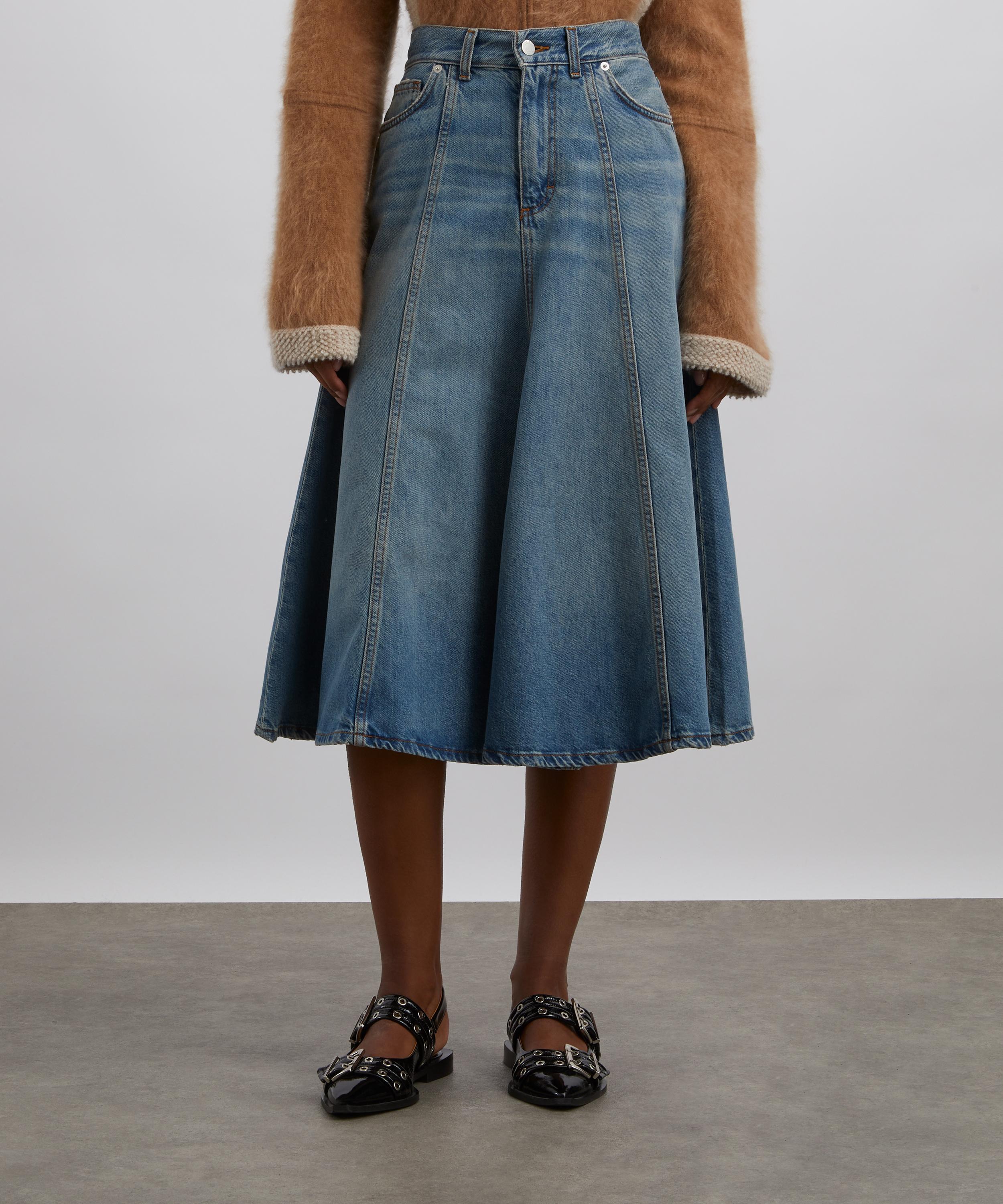 HAIKURE - Serenity Panelled Denim Skirt image number 2