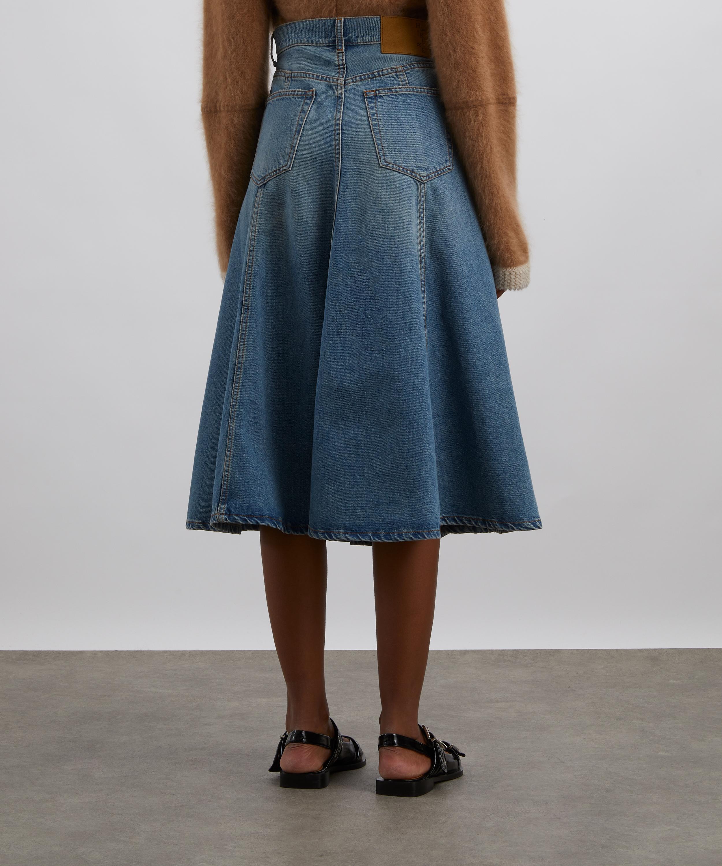 HAIKURE - Serenity Panelled Denim Skirt image number 3