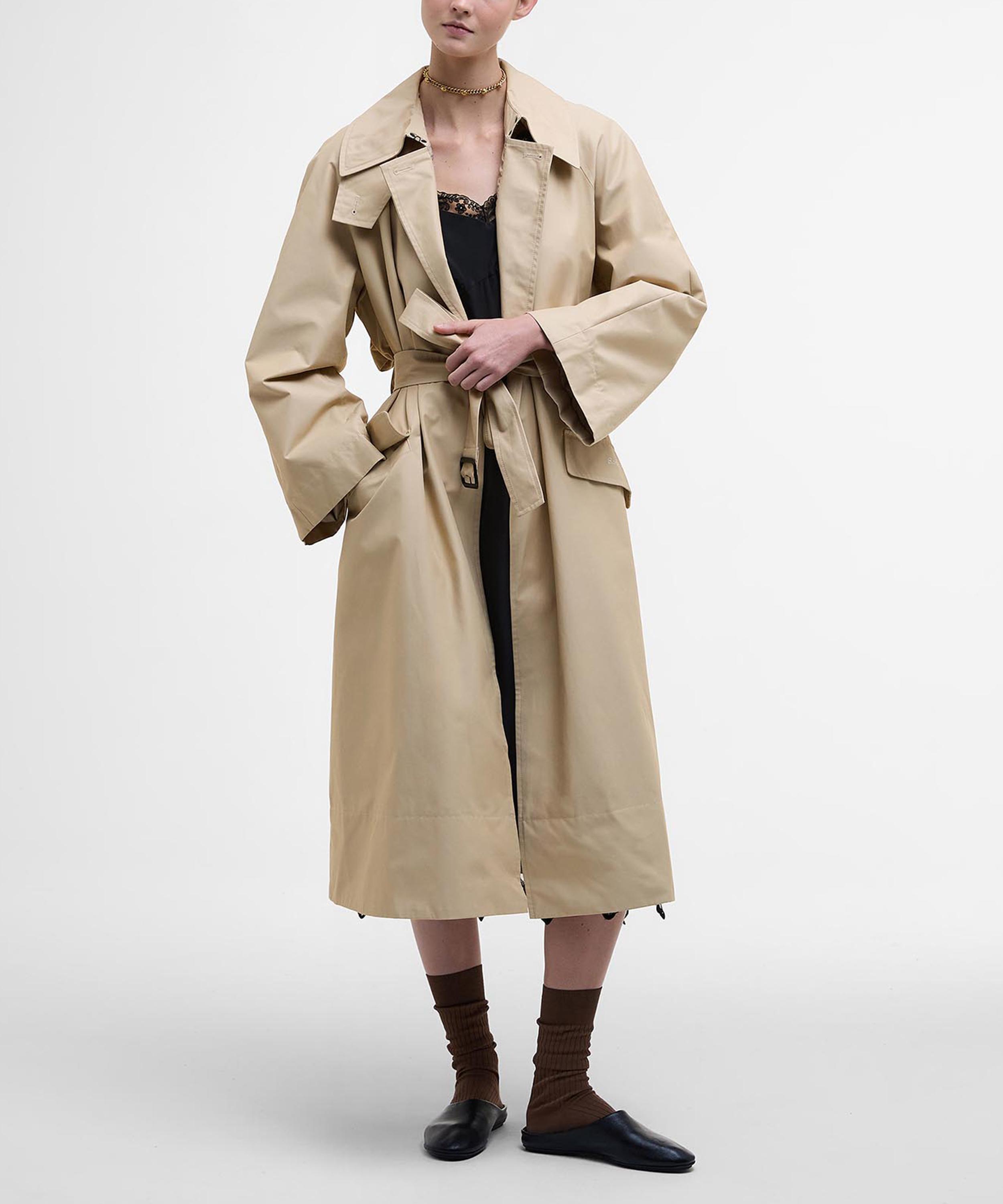 Barbour - x The Edit by Alexa Chung Harley Showerproof Trench Coat image number 1