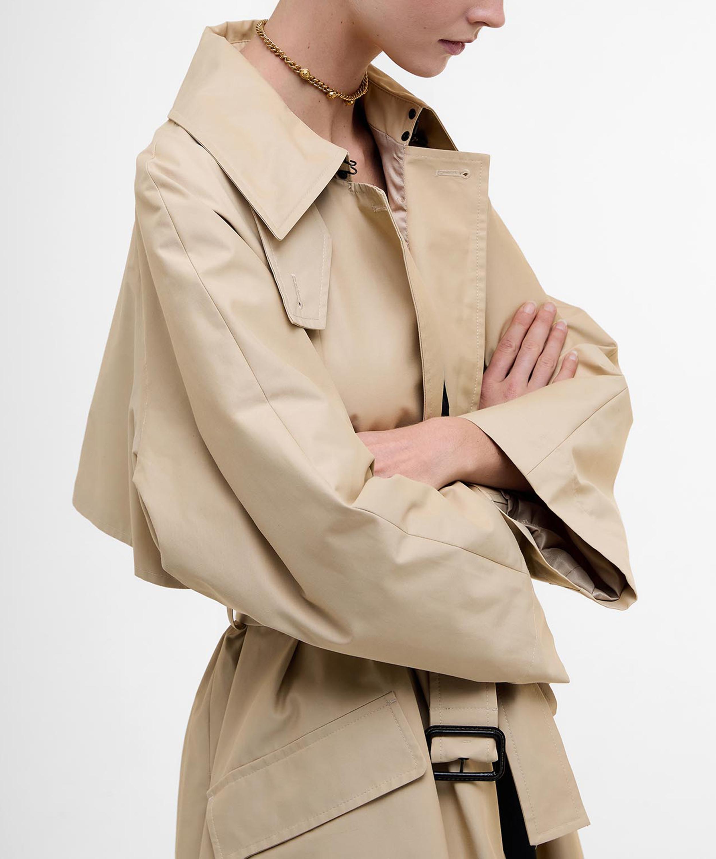 Barbour - x The Edit by Alexa Chung Harley Showerproof Trench Coat image number 3