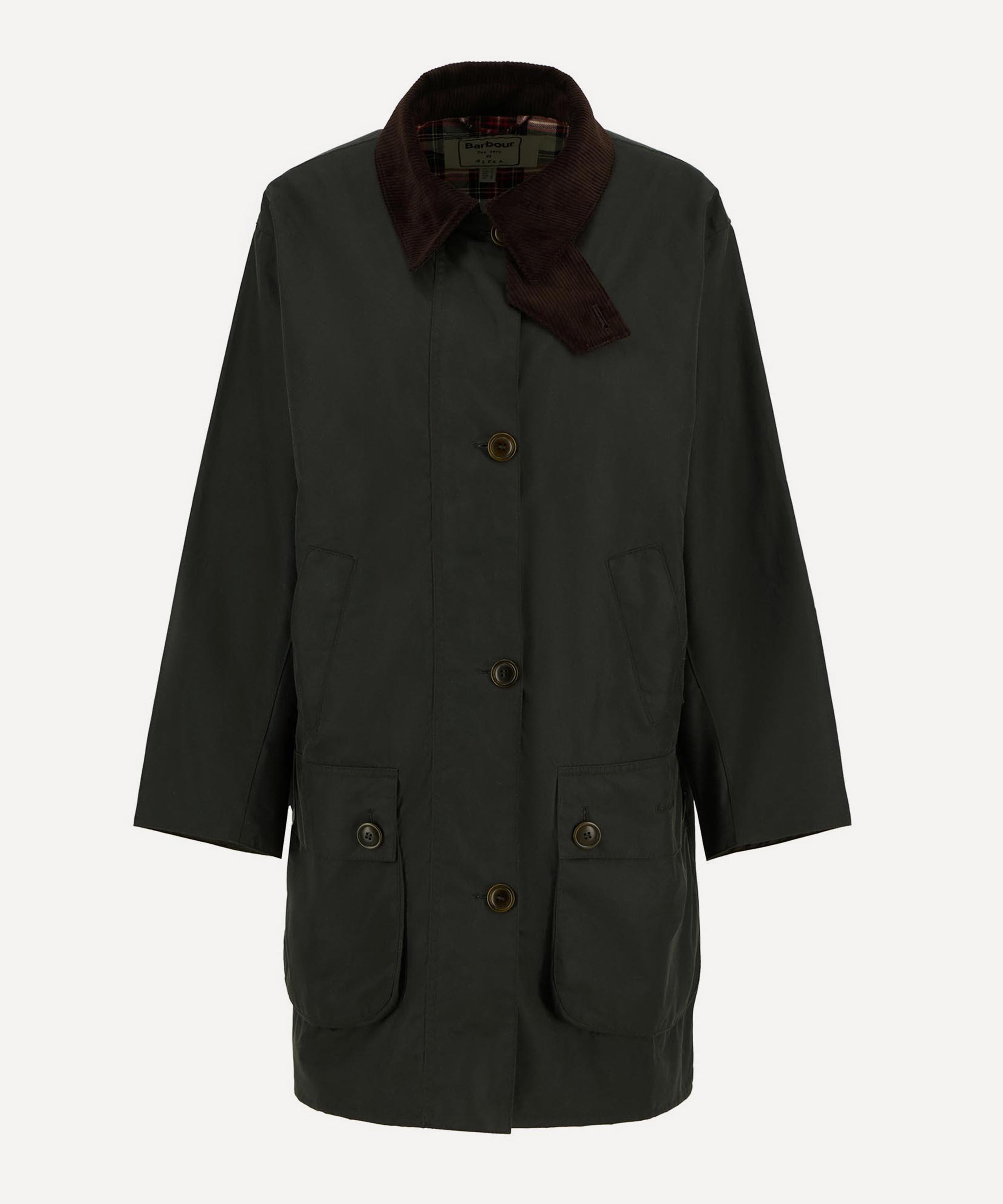 Barbour - Barbour The Edit by Alexa Loren Oversized Waxed Jacket image number 0