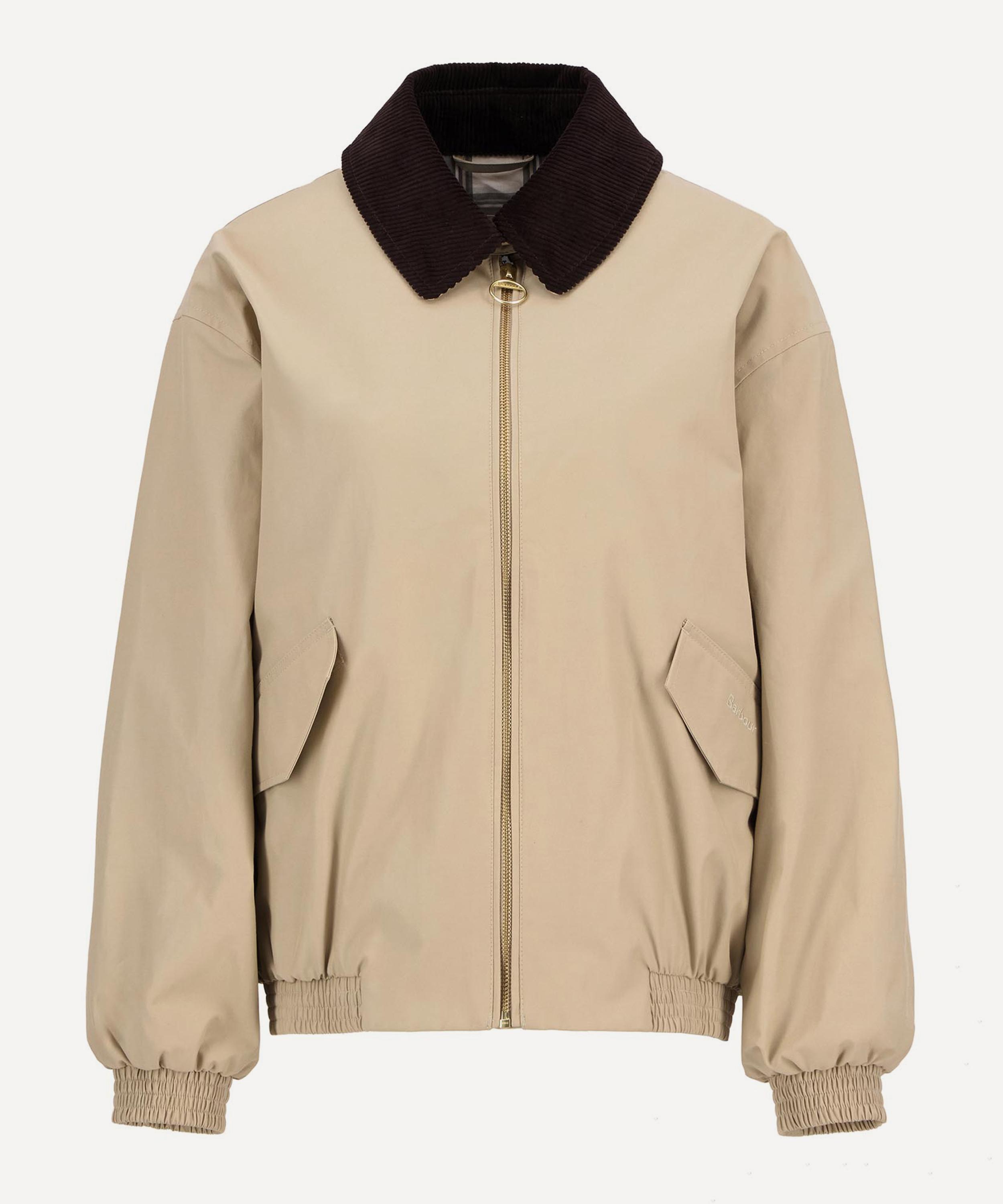 Barbour - x The Edit by Alexa Chung Anna Showerproof Bomber Jacket image number 0