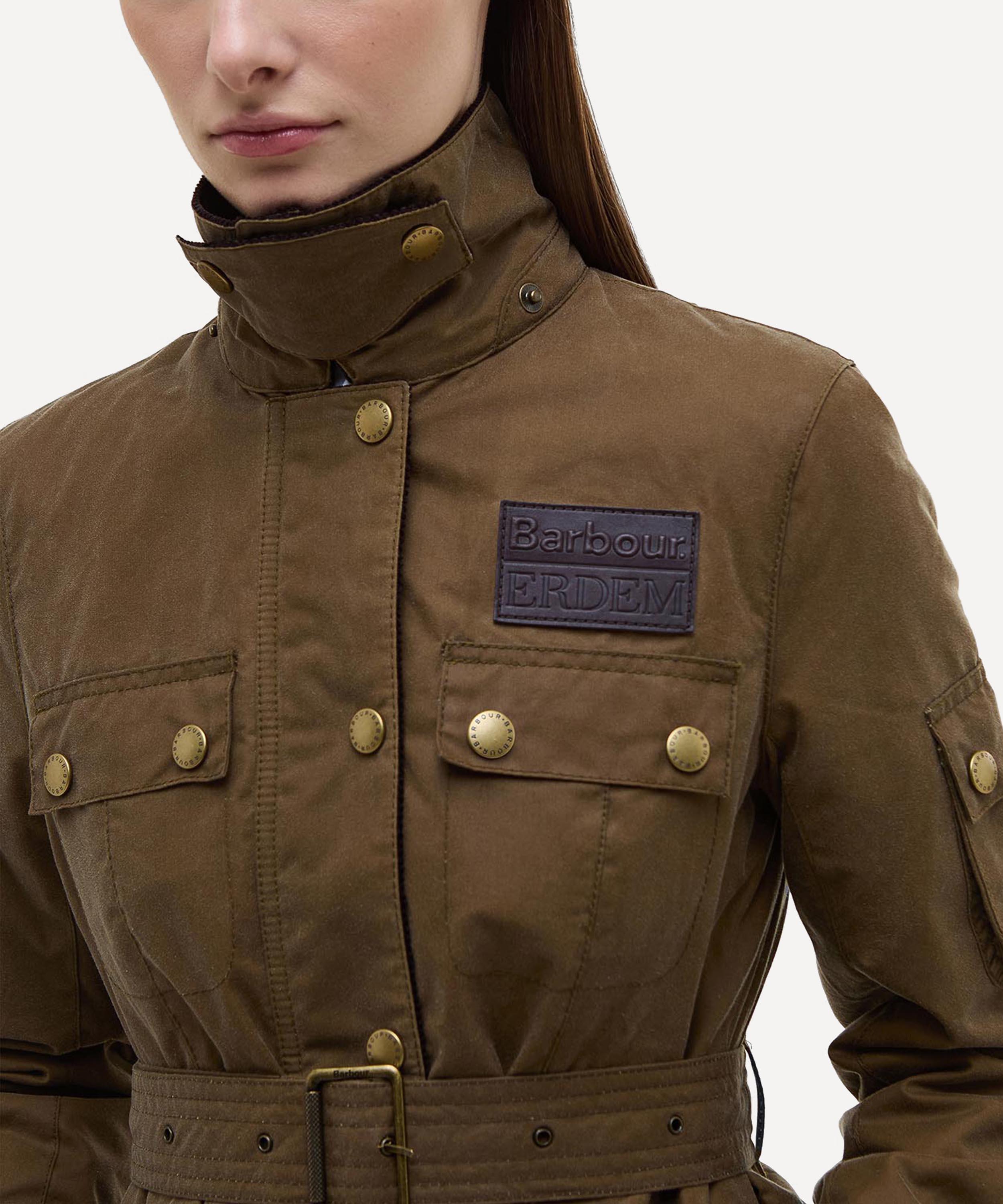 Barbour - x ERDEM Constance Waxed Jacket  image number 3