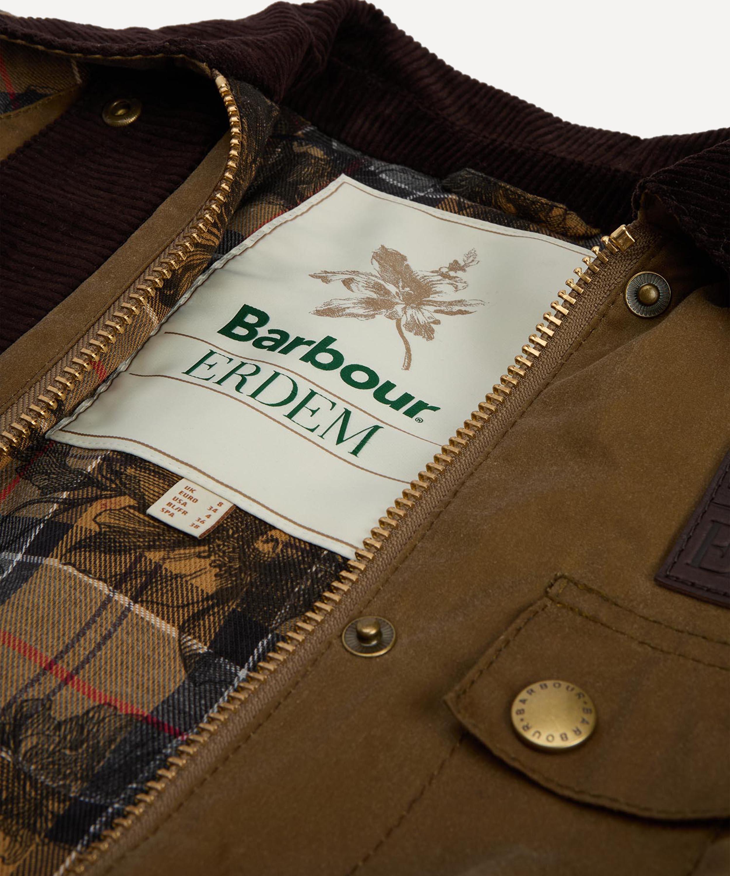 Barbour - x ERDEM Constance Waxed Jacket  image number 4