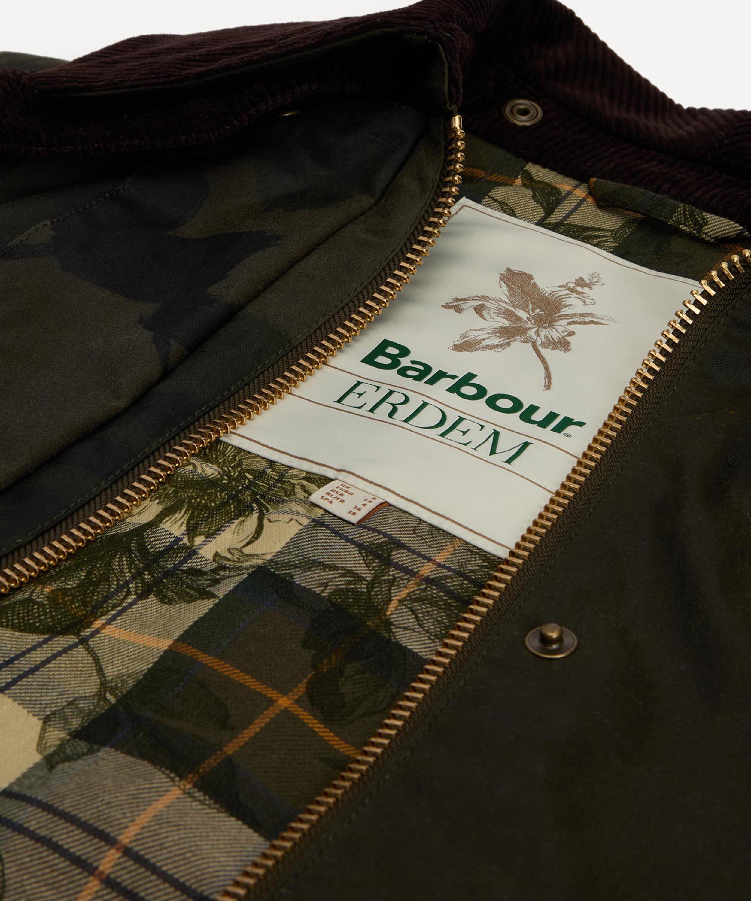 Barbour - x ERDEM Beauflower Waxed Jacket  image number 5