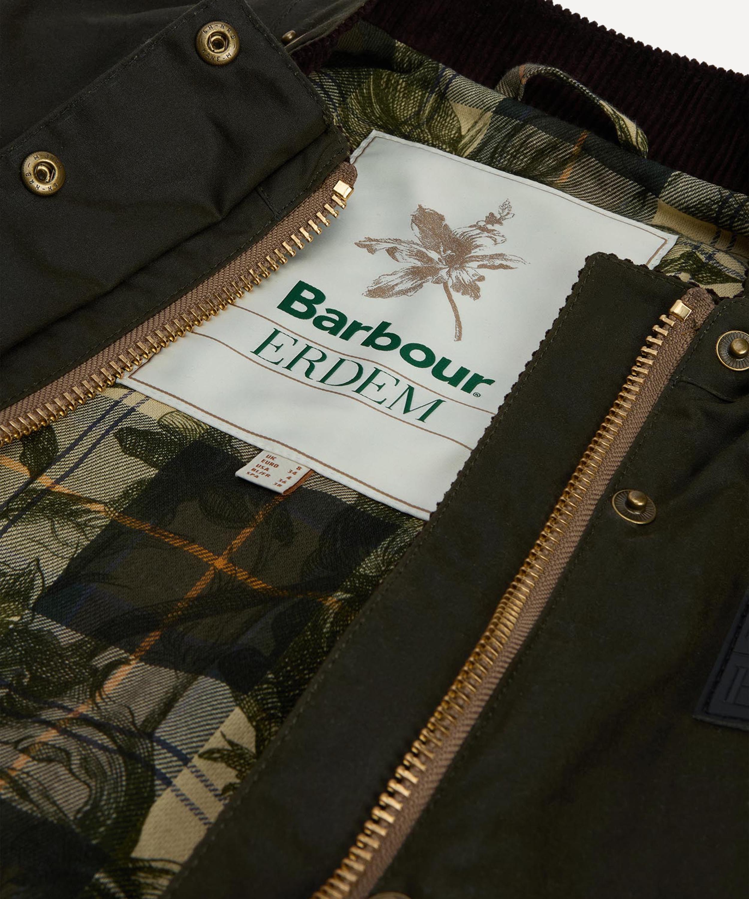 Barbour - x ERDEM Dhalia Waxed Jacket  image number 5