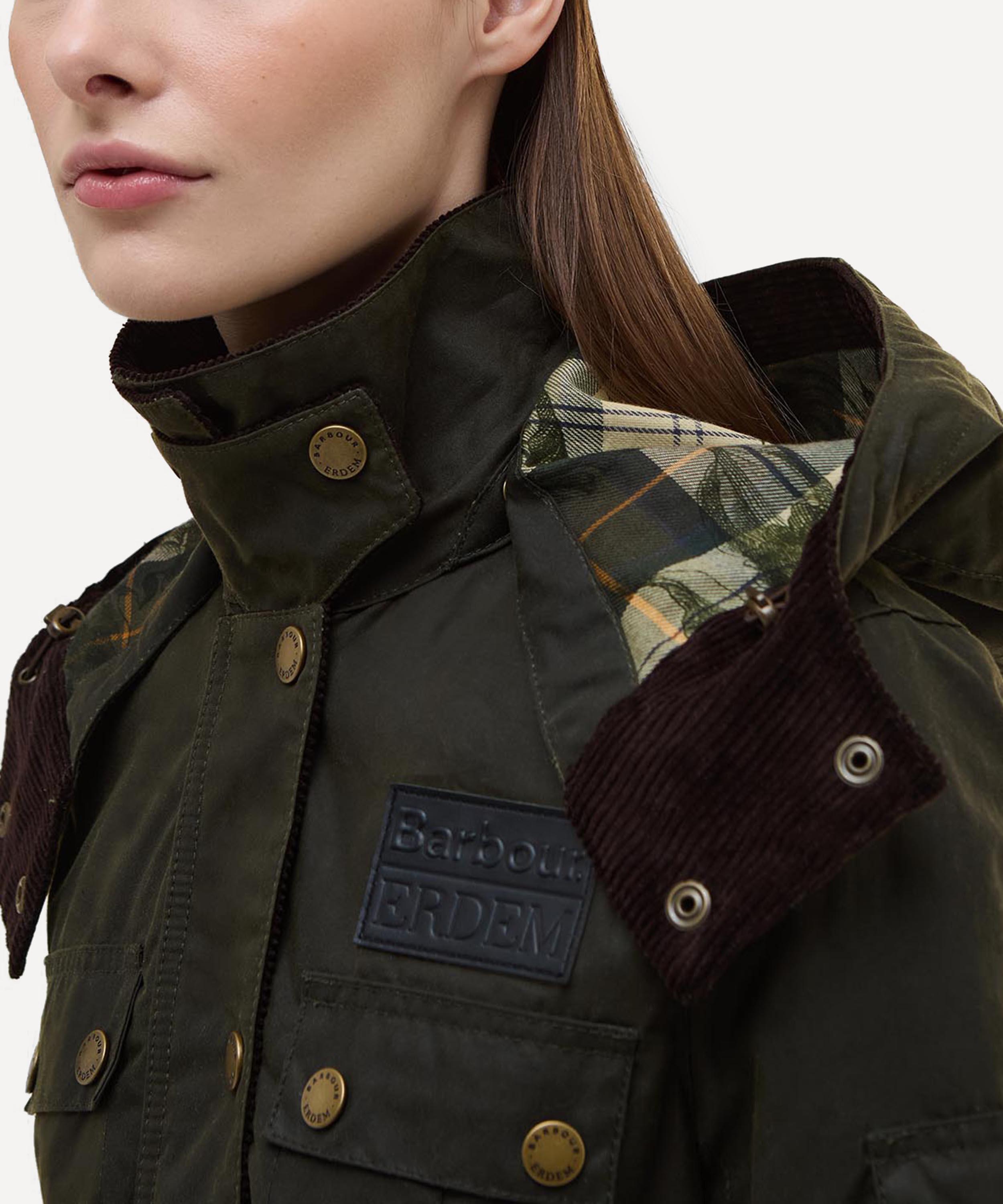 Barbour - x ERDEM Datura Waxed Hood image number 1